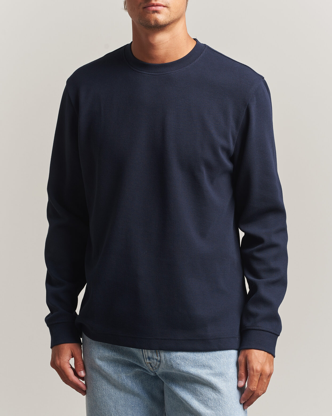 Heren | Truien | BOSS ORANGE | Tempesto Sweater Dark Blue