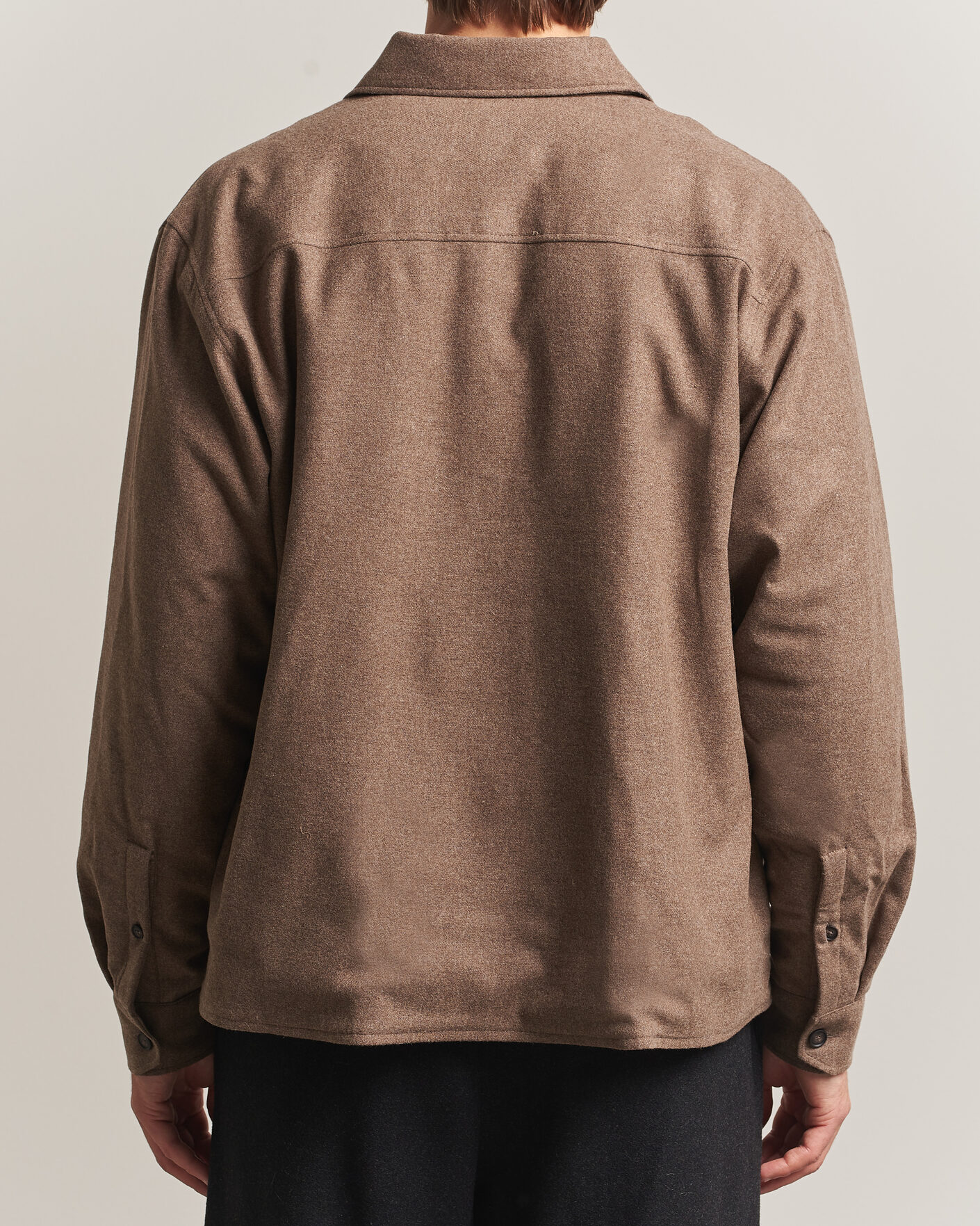 Heren | Overhemden | BOSS BLACK | Colin Brushed Pocket Overshirt Open Brown