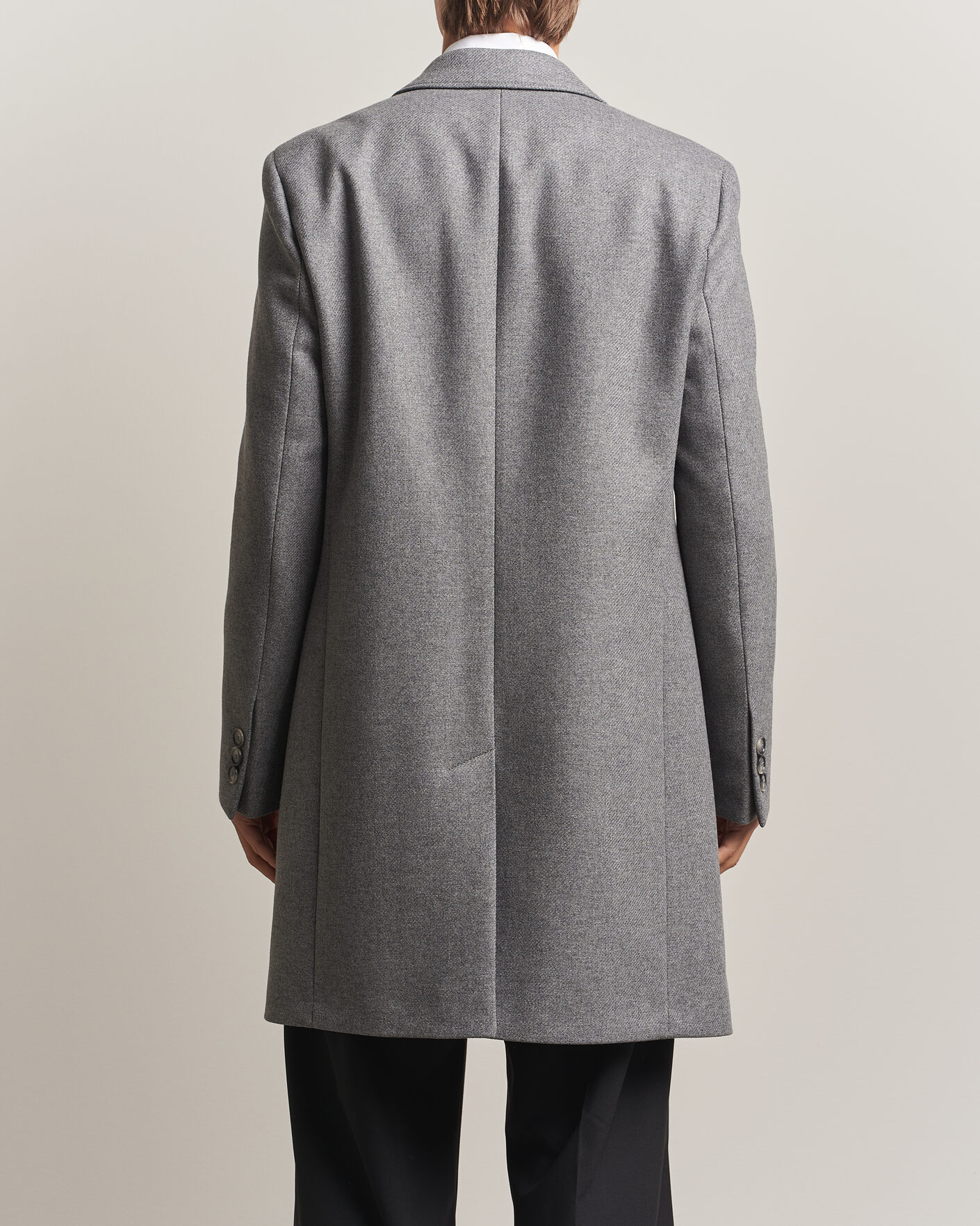 Heren | Jassen | BOSS BLACK | Hyde Wool Coat Medium Grey