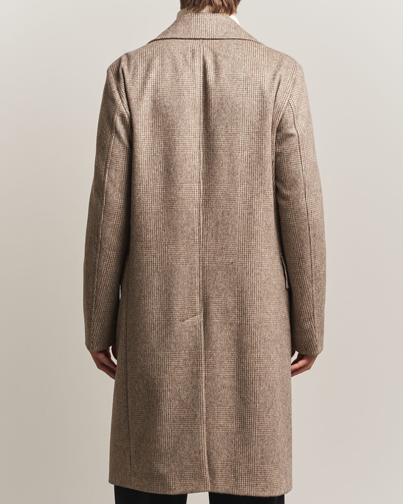 Heren | Jassen | BOSS BLACK | Jared Wool Double Breasted Coat Open Brown