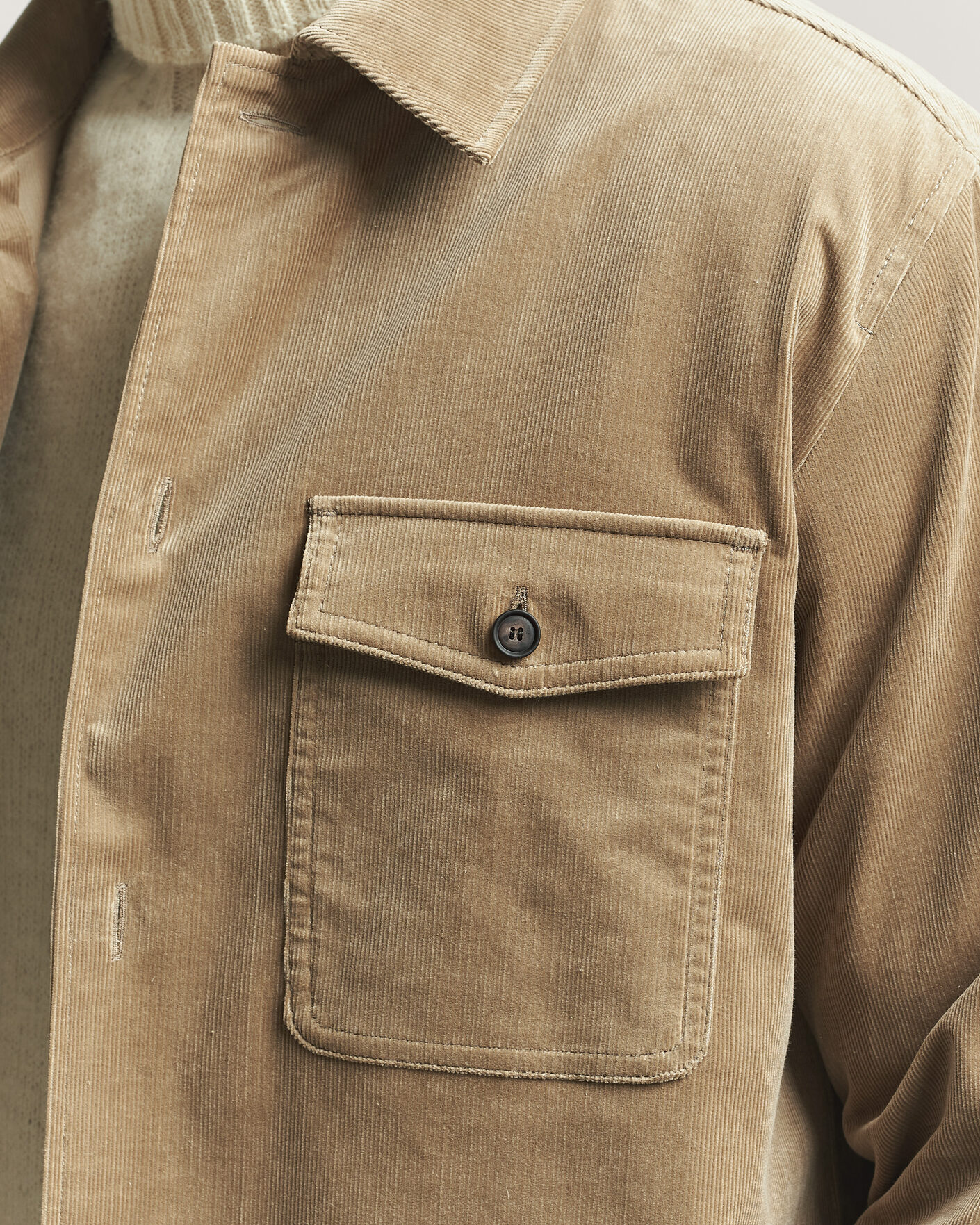 Heren | Overhemden | BOSS BLACK | Carper Corduroy Overshirt Open Brown