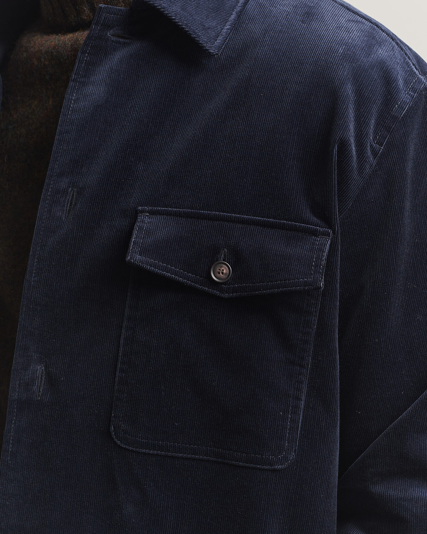 Heren | Overhemden | BOSS BLACK | Carper Corduroy Overshirt Dark Blue