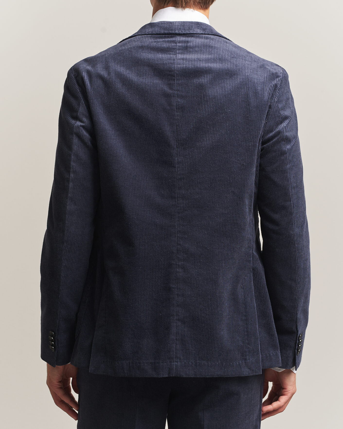 Heren | Blazers | BOSS BLACK | Hanry Corduroy Suit Blazer Open Blue