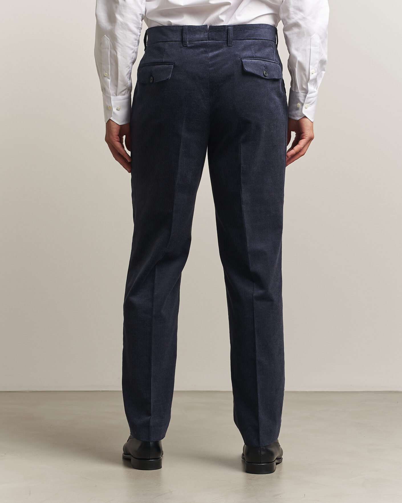 Heren | Broeken | BOSS BLACK | Perino Corduroy Suit Trousers Open Blue