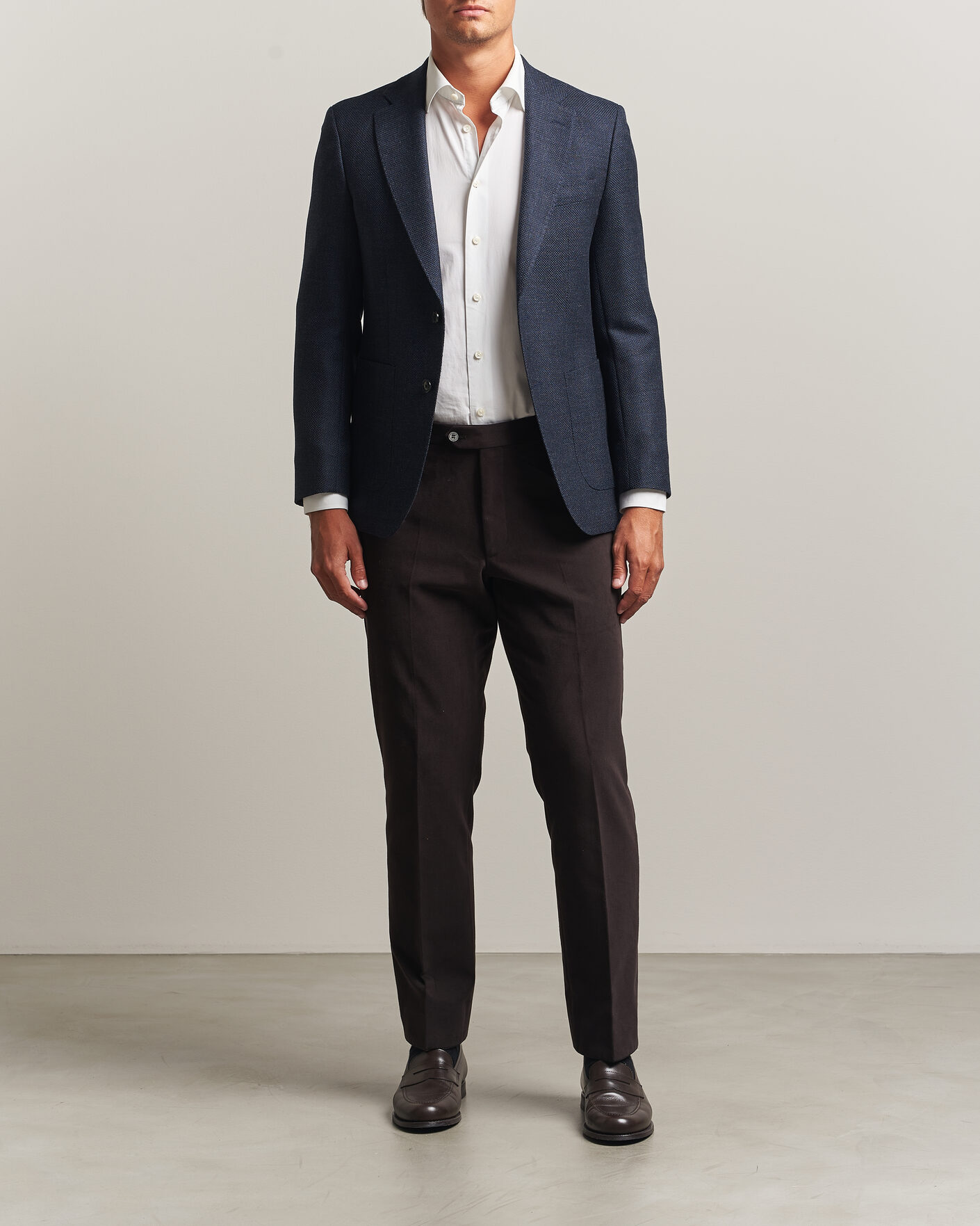 Heren | Blazers | BOSS BLACK | Hutson Wool Patch Pocket Blazer Dark Blue