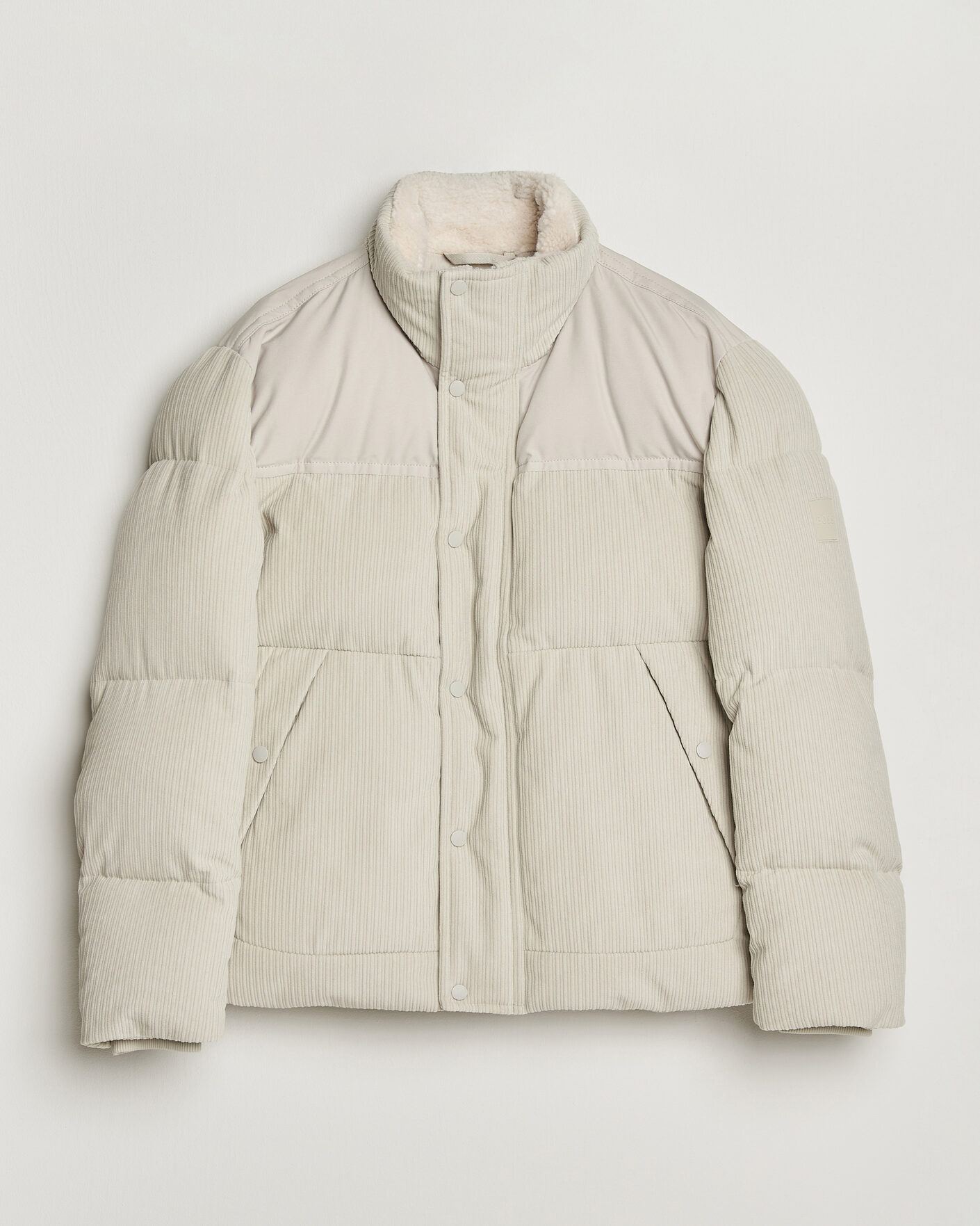 Heren | Jassen | BOSS ORANGE | Ocord Corduroy Jacket Light Beige
