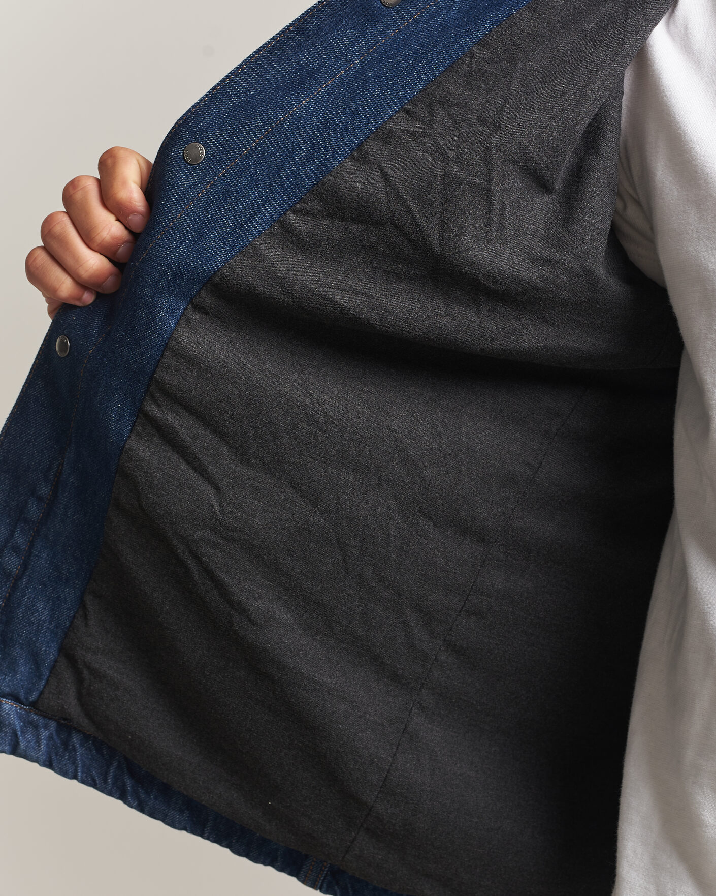 Heren | Overhemden | BOSS ORANGE | Laredo Denim Overshirt Navy
