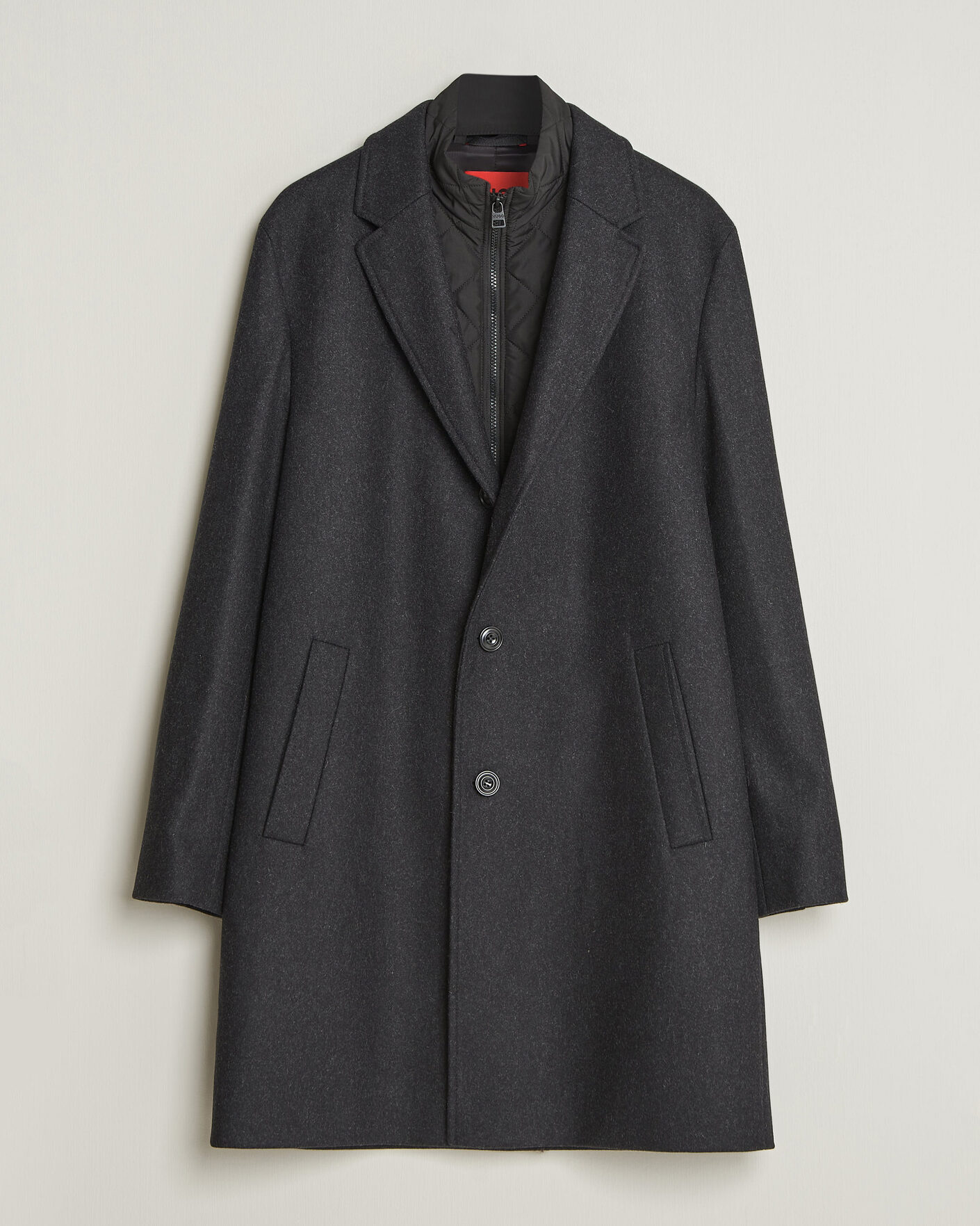 Heren | Jassen | HUGO | Milogan Bib Coat Black