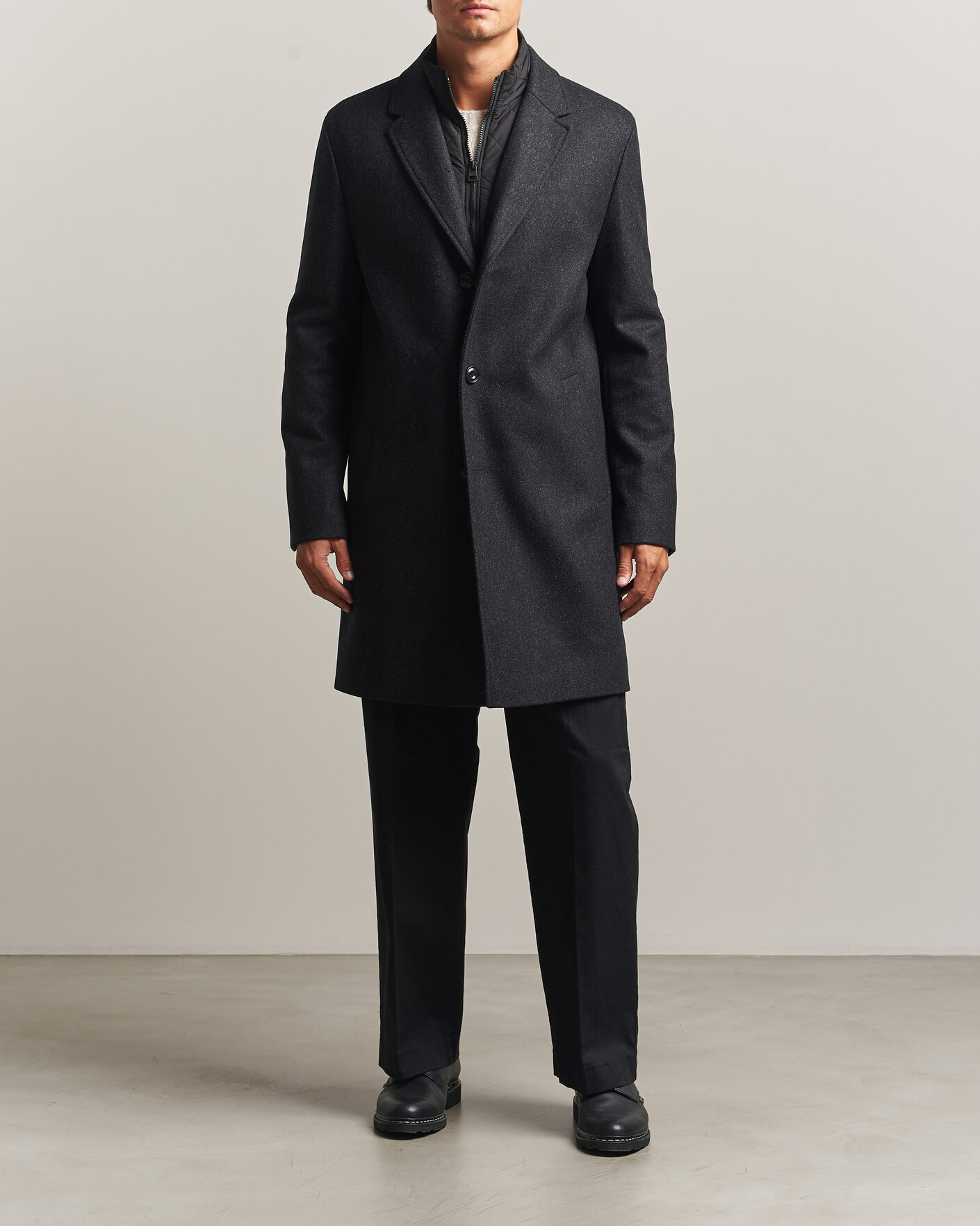 Heren | Jassen | HUGO | Milogan Bib Coat Black