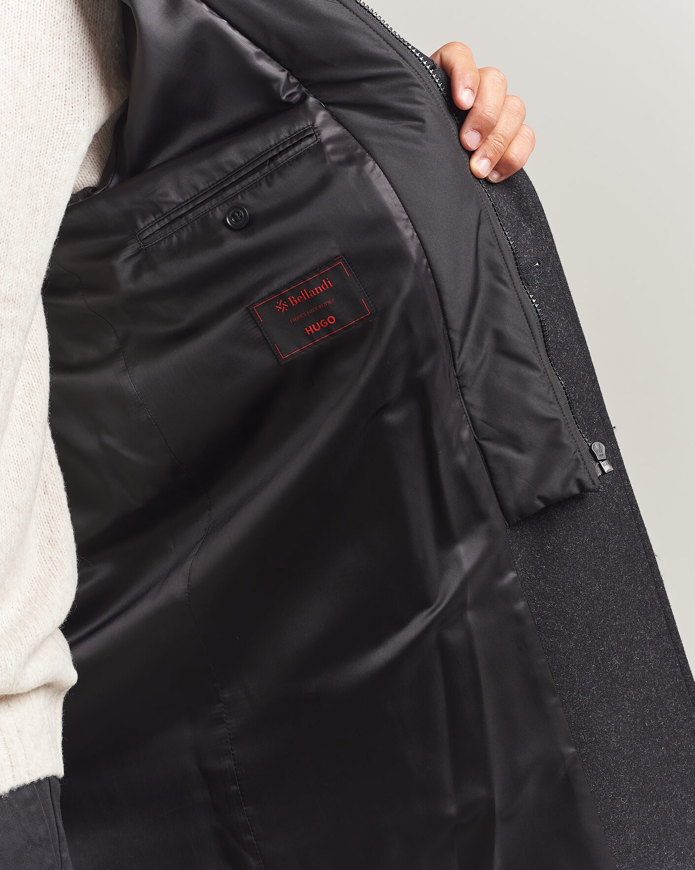 Heren | Jassen | HUGO | Milogan Bib Coat Black