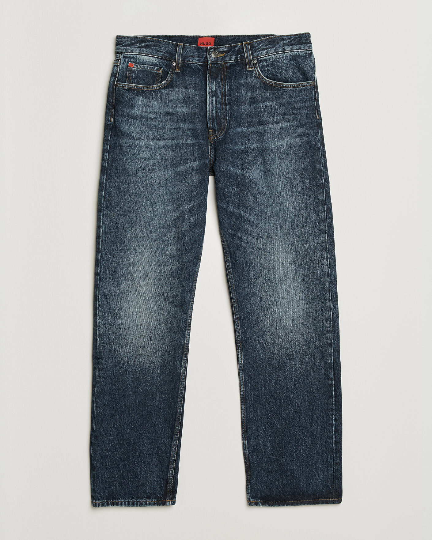 Heren | Jeans | HUGO | 840 Regular Fit Jeans Navy
