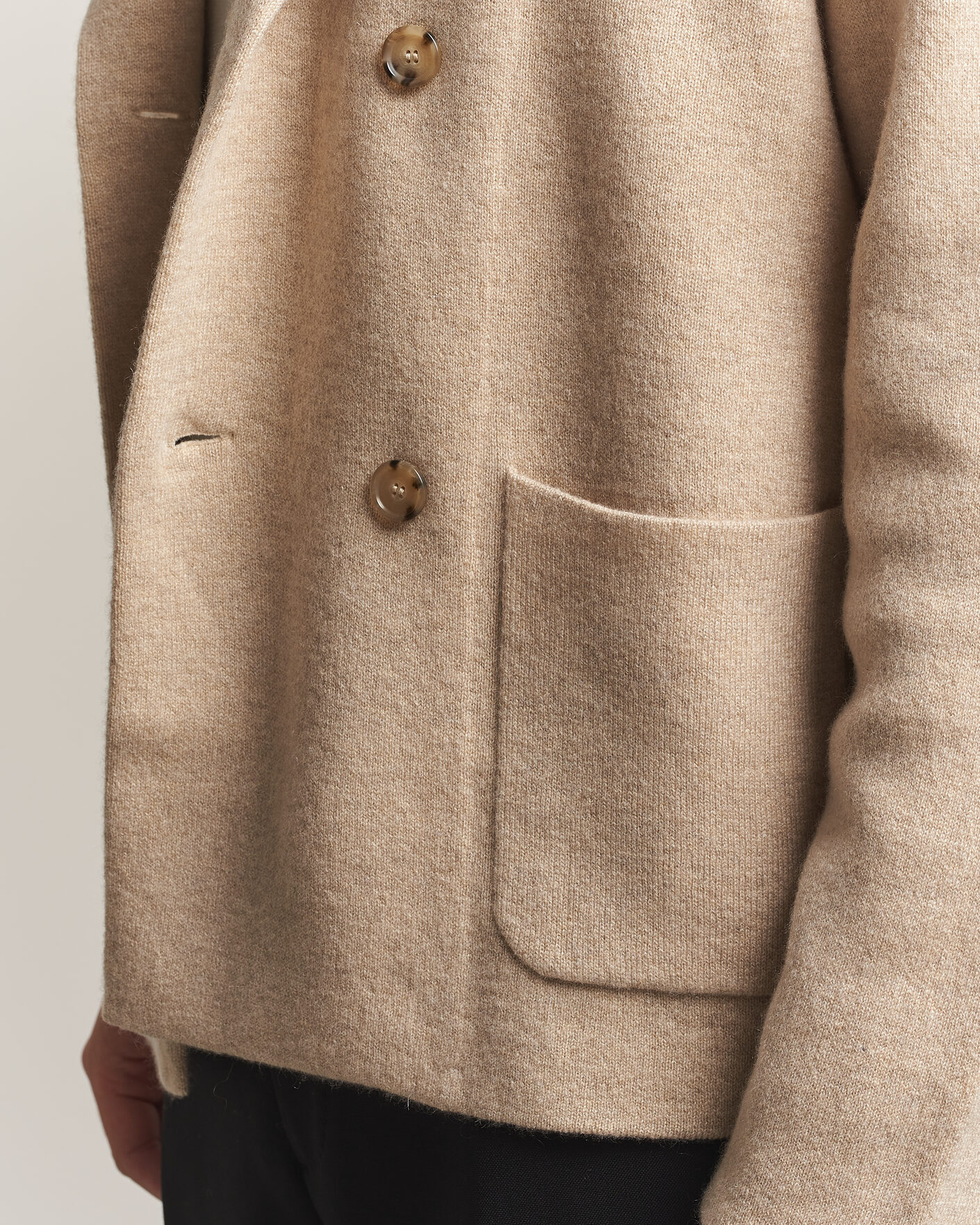 Heren | Truien | BOSS CAMEL | Fenturo Wool Knitted Cardigan Light Beige