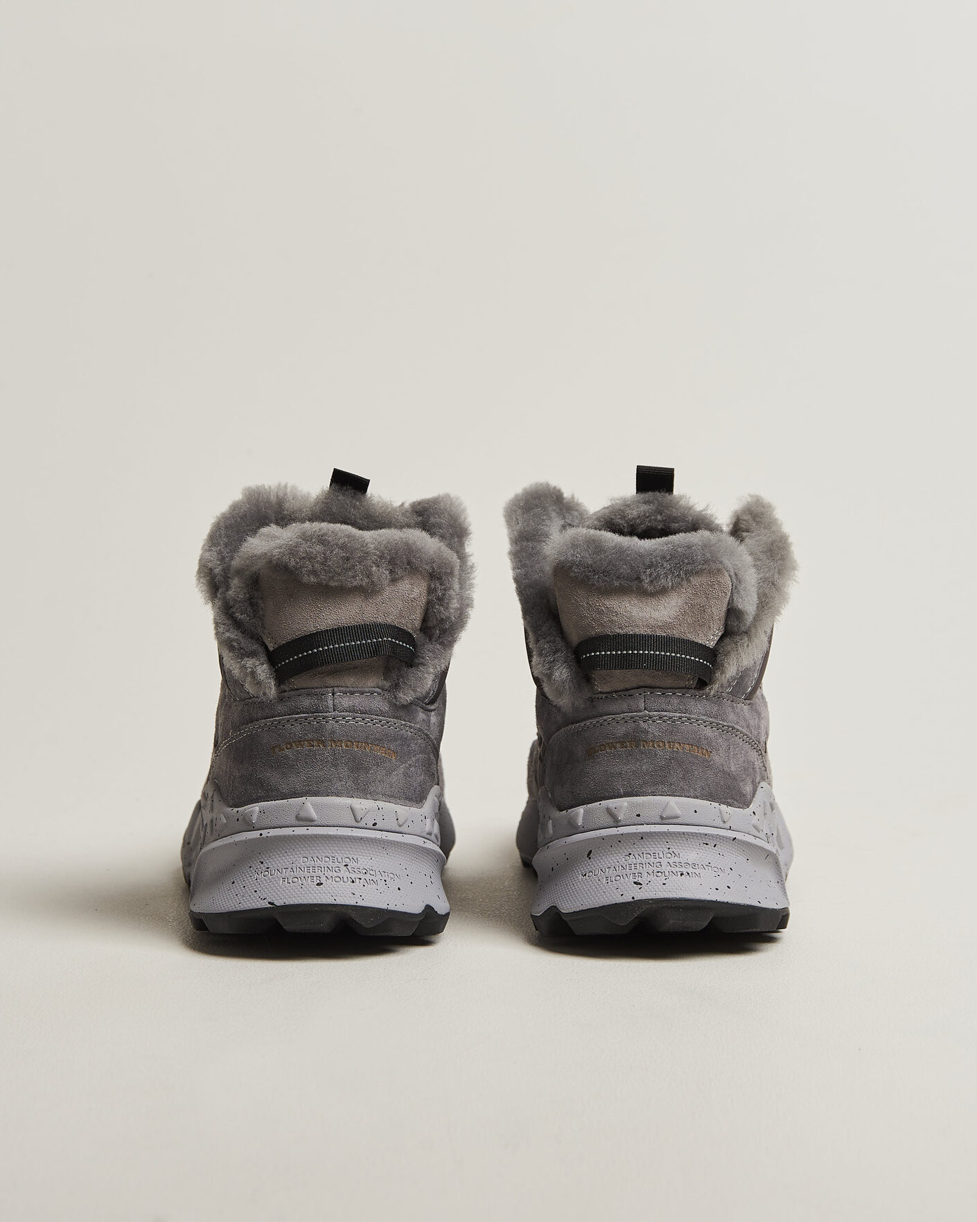 Heren | Sneakers | Flower Mountain | Yamano 3 Mid Suede/Sherling Sneaker Grey