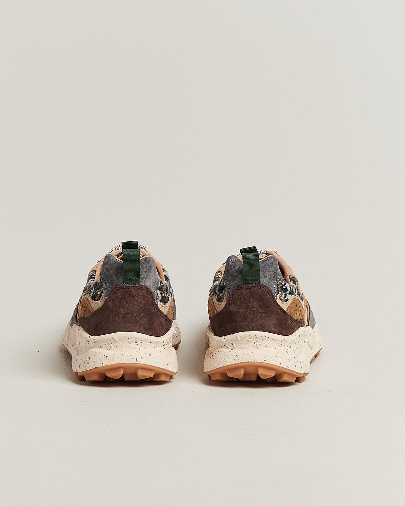 Heren | Sneakers | Flower Mountain | Yamano 3 Suede/Houndstooth Sneaker Multi