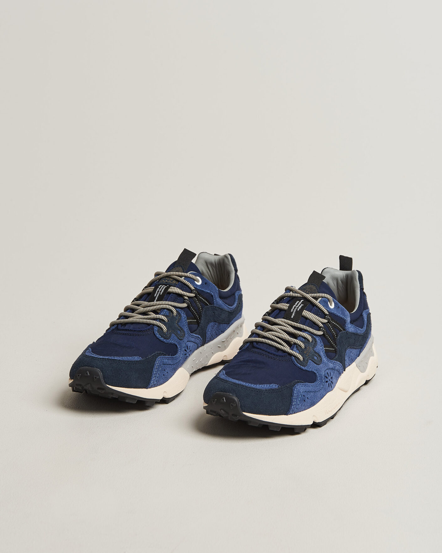 Heren | Sneakers | Flower Mountain | Yamano 3 Cow Velour Sneaker Blue