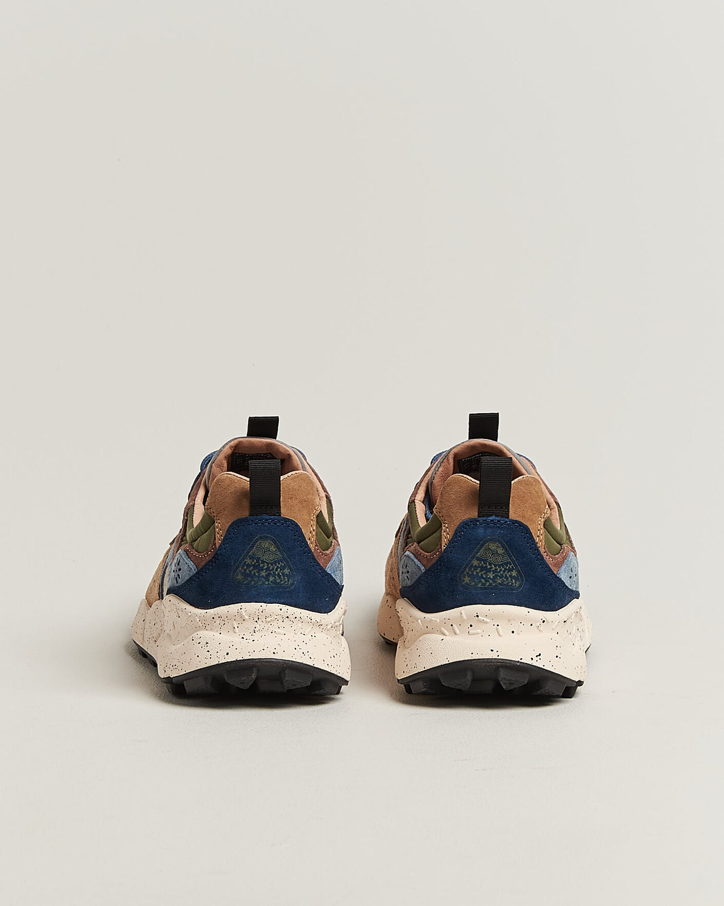 Heren | Sneakers | Flower Mountain | Yamano 3 Suede/Nylon Sneaker Navy/Light Brown