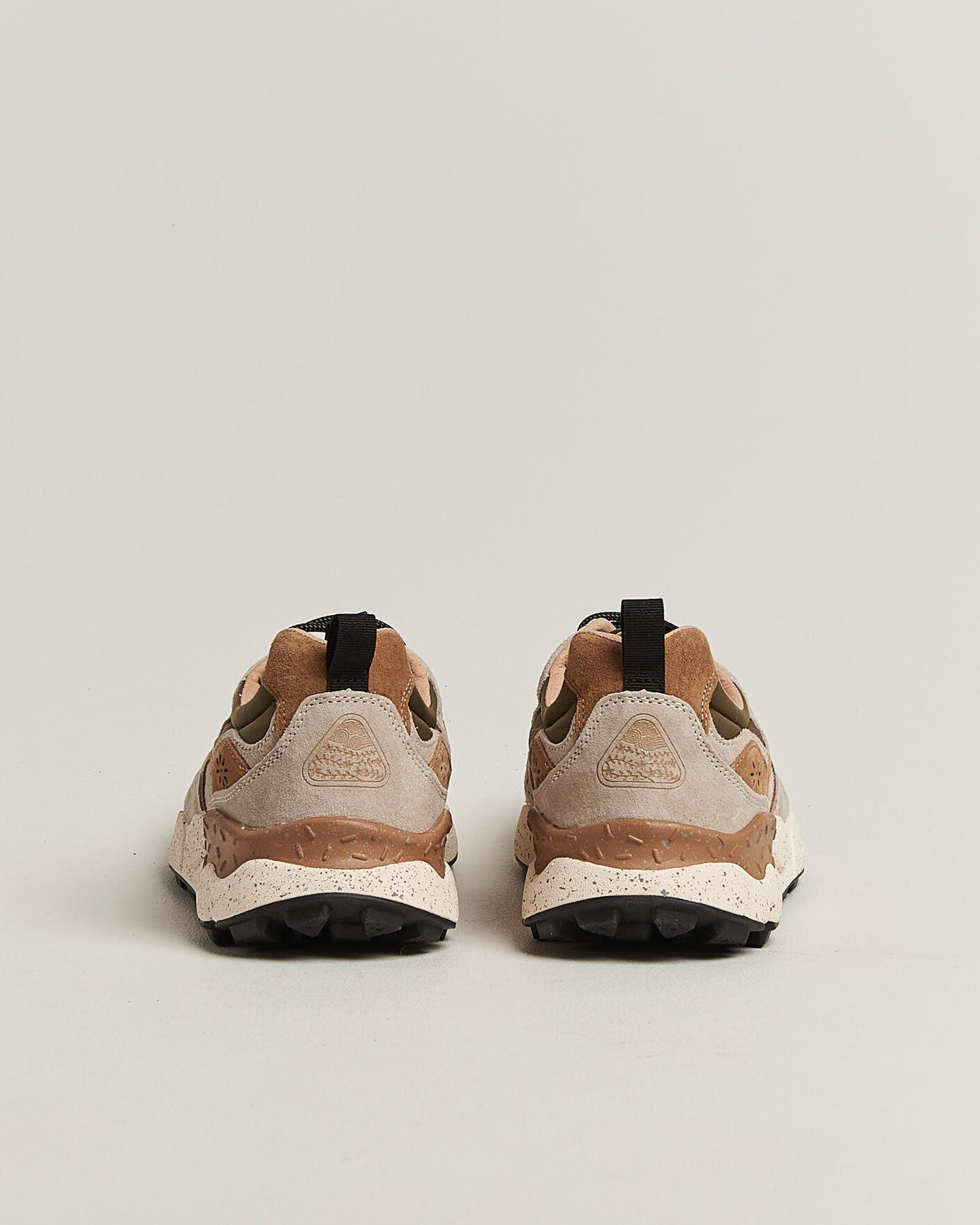 Heren | Sneakers | Flower Mountain | Yamano 3 Suede/Nylon Sneaker Cream/Brown