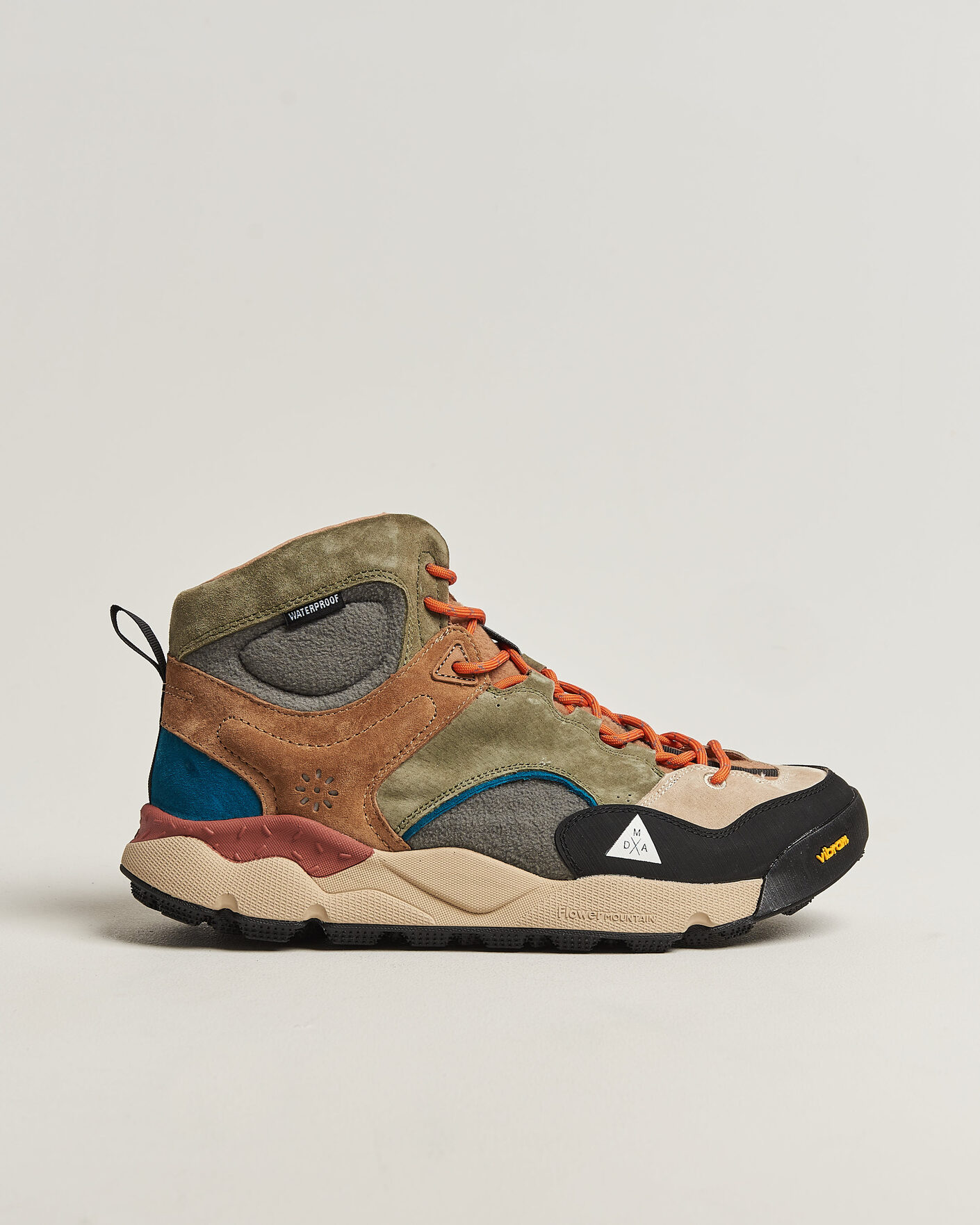 Heren | Sneakers | Flower Mountain | Back Country Mid Suede/Leather Sneaker Multi