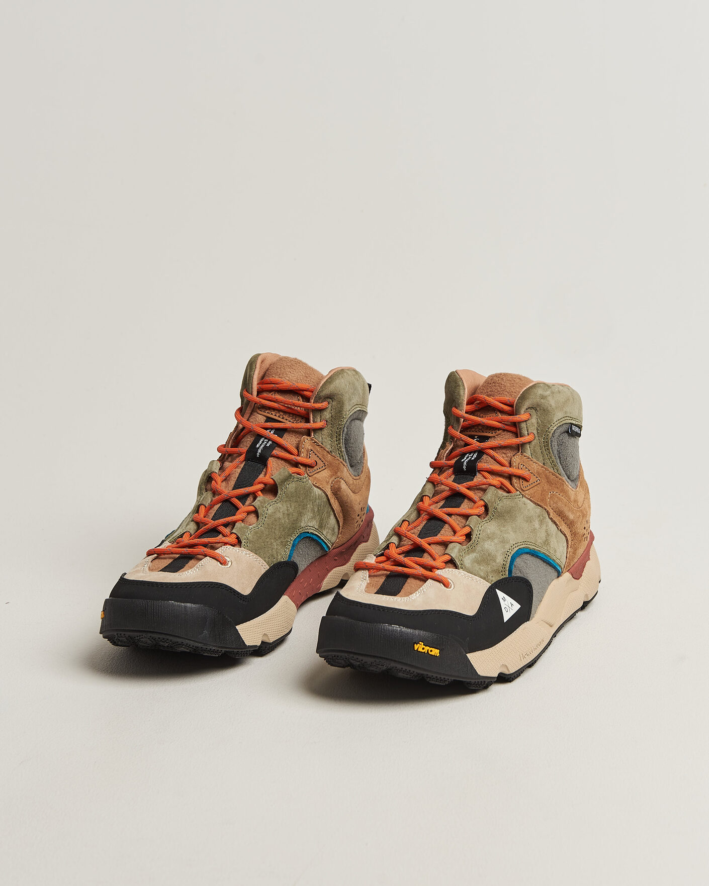 Heren | Sneakers | Flower Mountain | Back Country Mid Suede/Leather Sneaker Multi