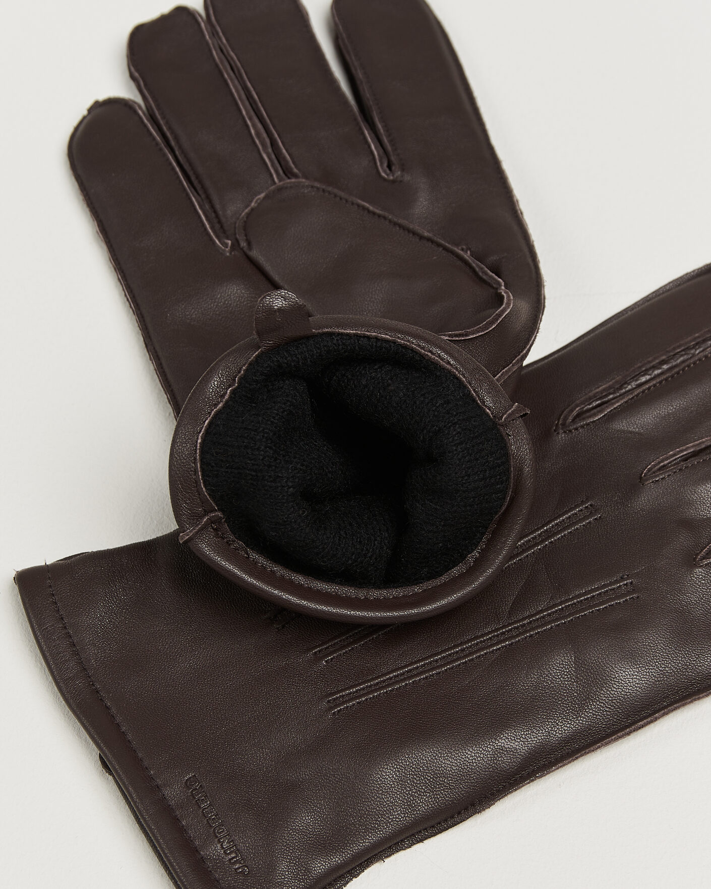 Heren | Handschoenen | J.Lindeberg | Milo Leather Glove Seal Brown