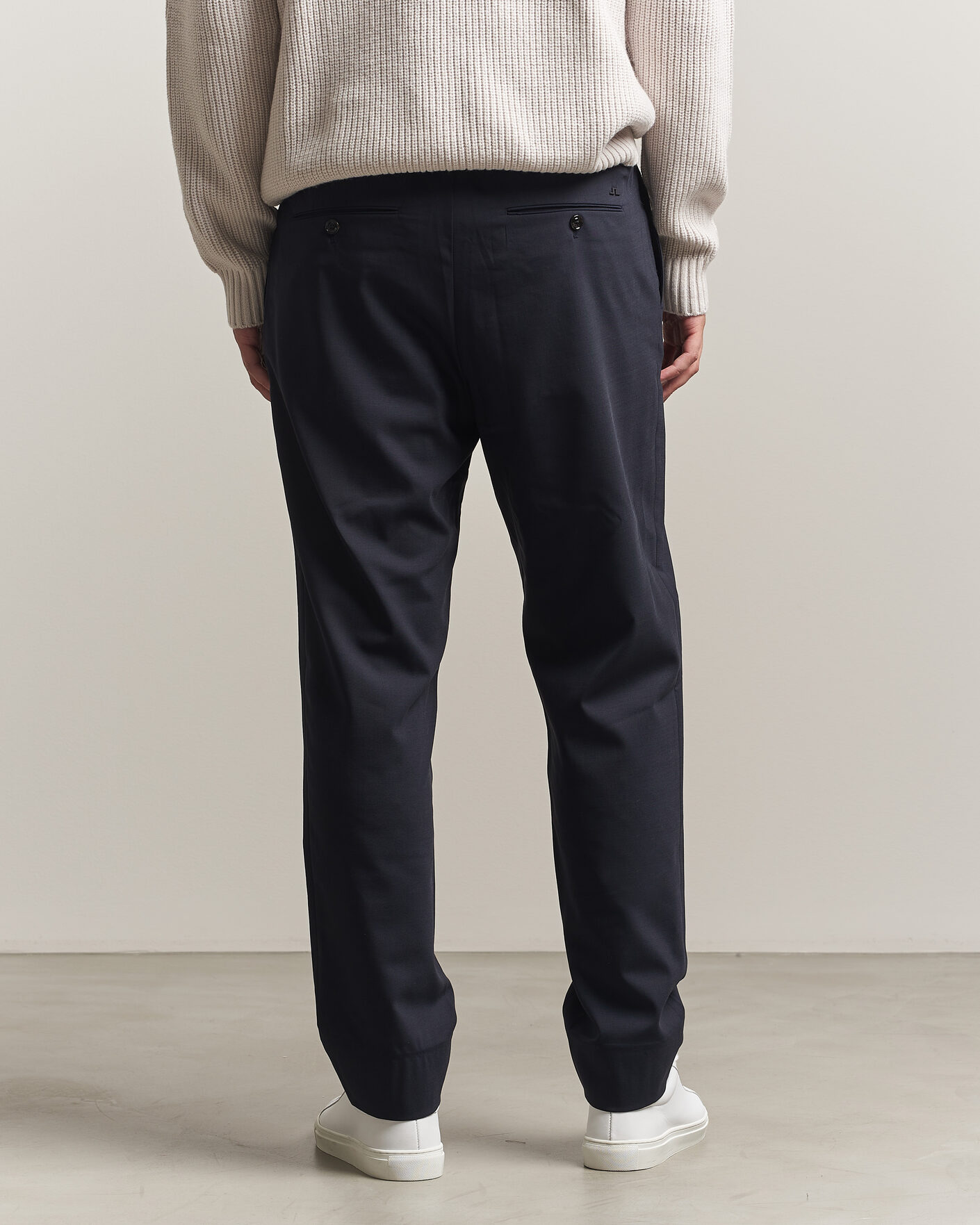 Heren | Broeken | J.Lindeberg | Harris Stretch Wool Pants JL Navy