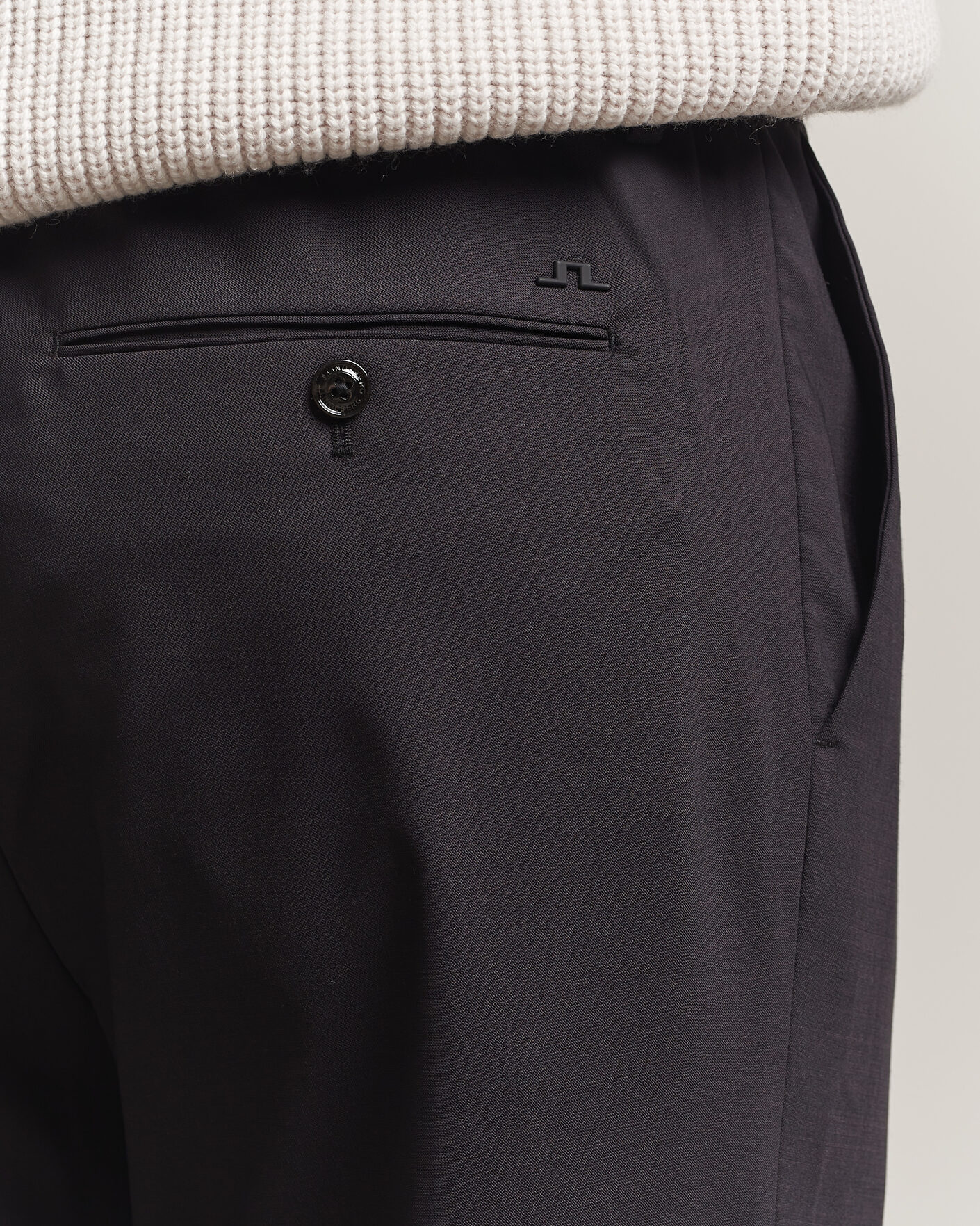Heren | Broeken | J.Lindeberg | Harris Stretch Wool Pants Black