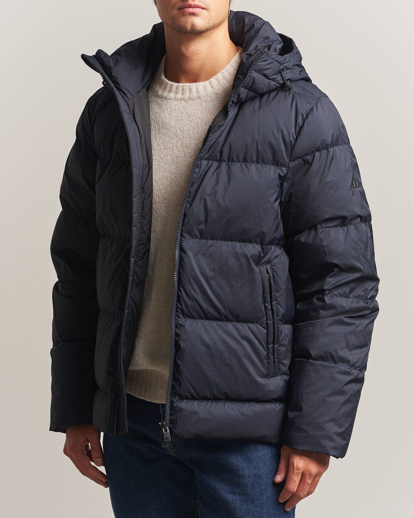 Heren | Jassen | J.Lindeberg | Daryl Crinkle Down Jacket JL Navy
