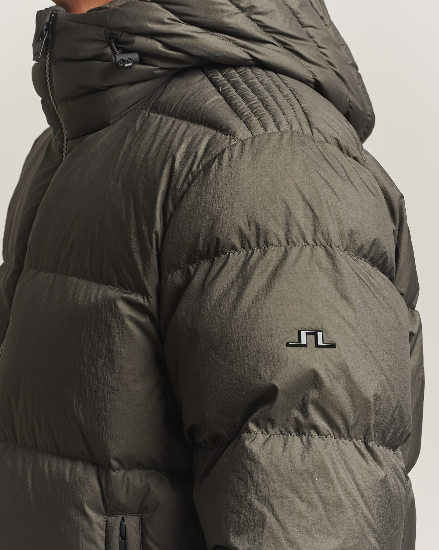 Heren | Jassen | J.Lindeberg | Daryl Crinkle Down Jacket Chimera Green
