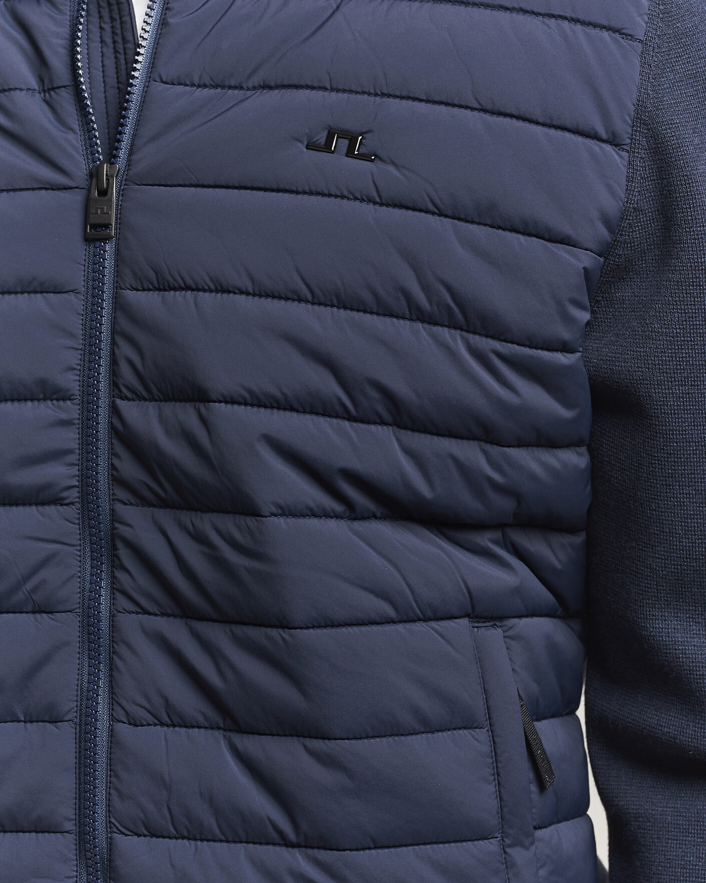Heren | Jassen | J.Lindeberg | Boen Hybrid Jacket JL Navy