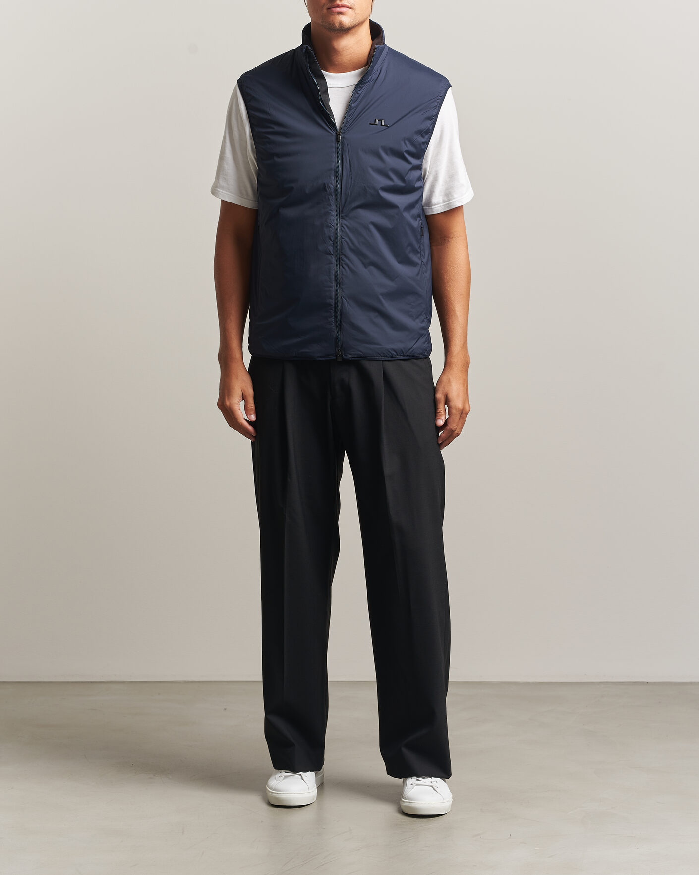 Heren | Gilets | J.Lindeberg | Clinton Padded Vest JL Navy