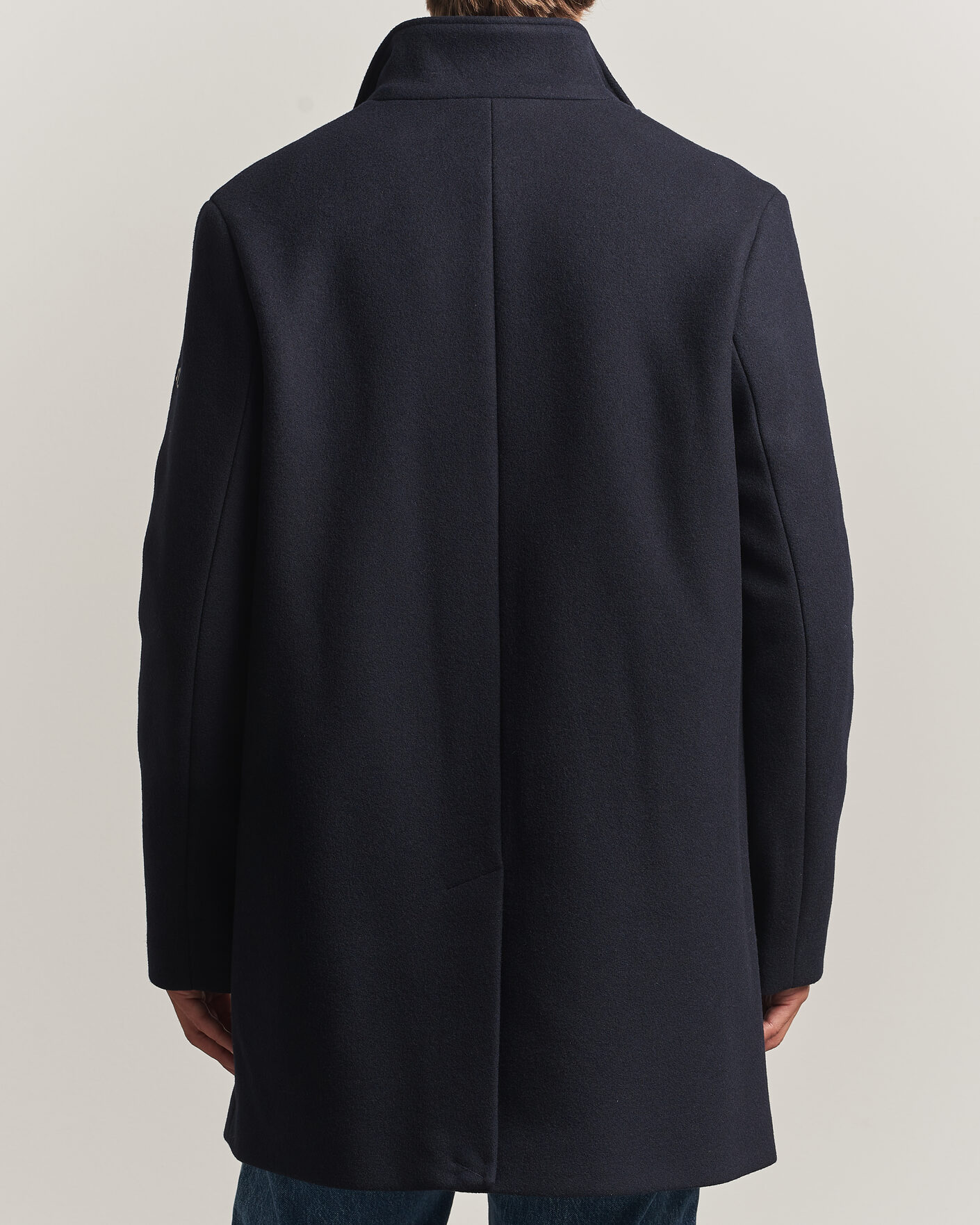 Heren | Jassen | J.Lindeberg | Lexon Wool Coat JL Navy