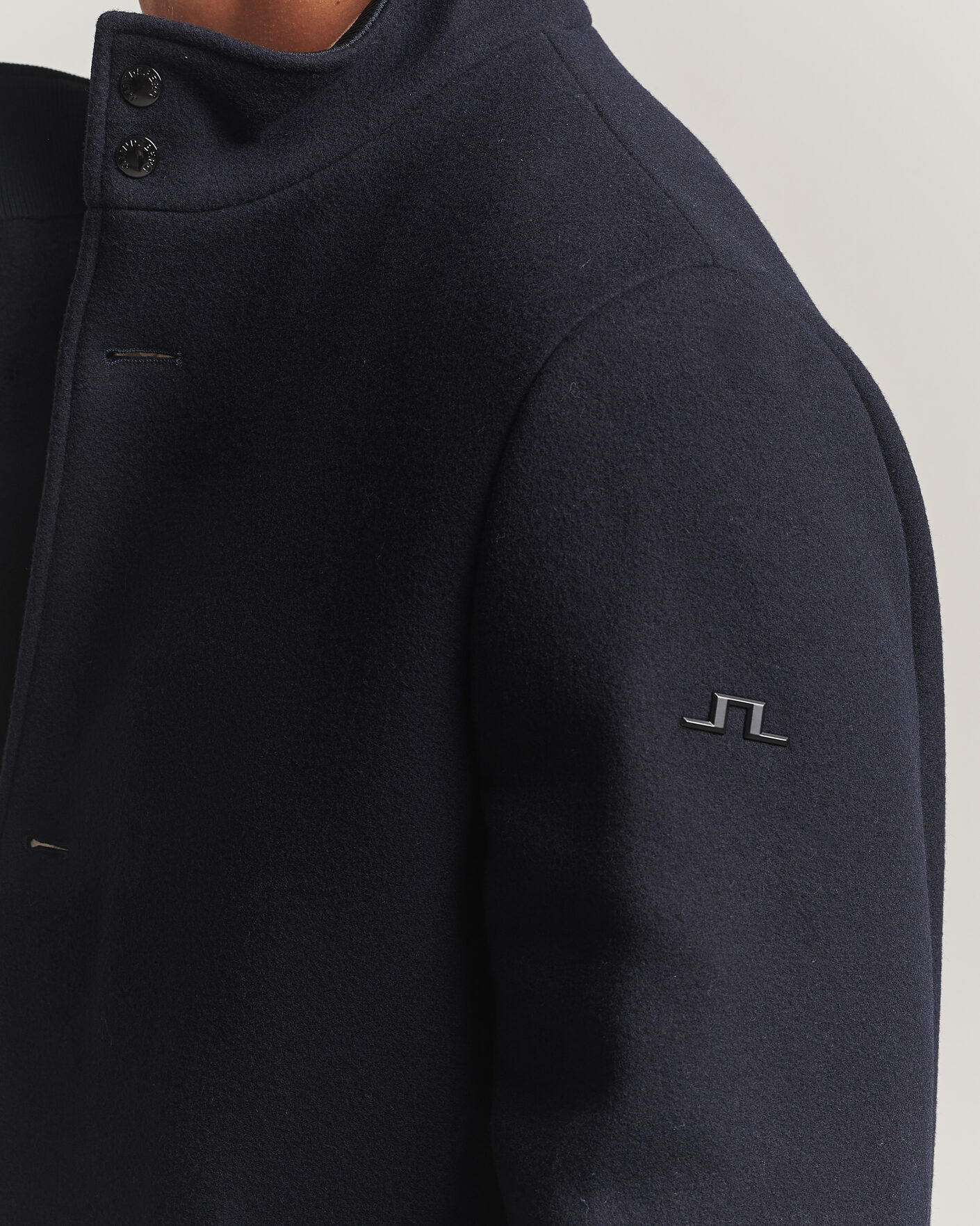 Heren | Jassen | J.Lindeberg | Lexon Wool Coat JL Navy