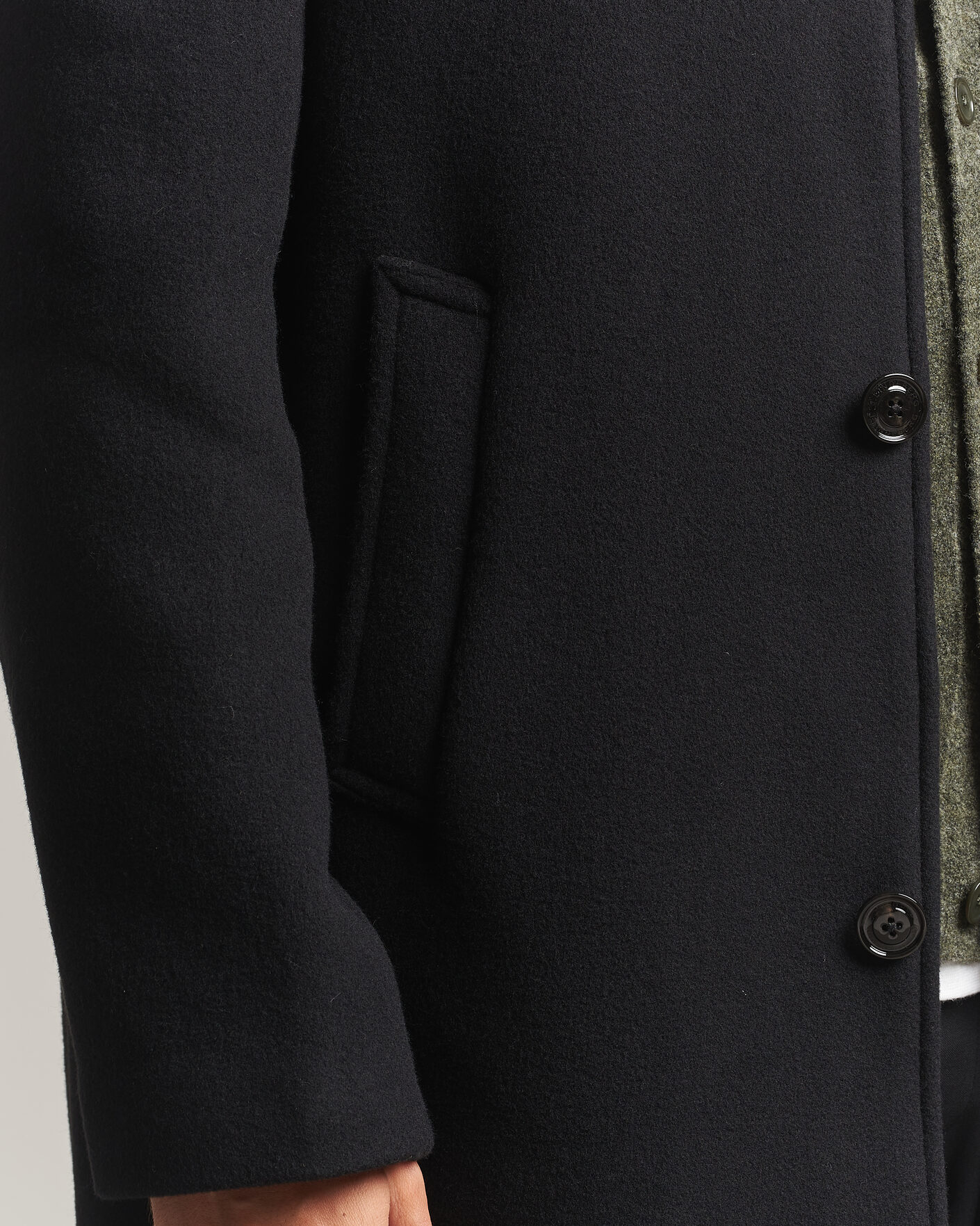 Heren | Jassen | J.Lindeberg | Lexon Wool Coat Black