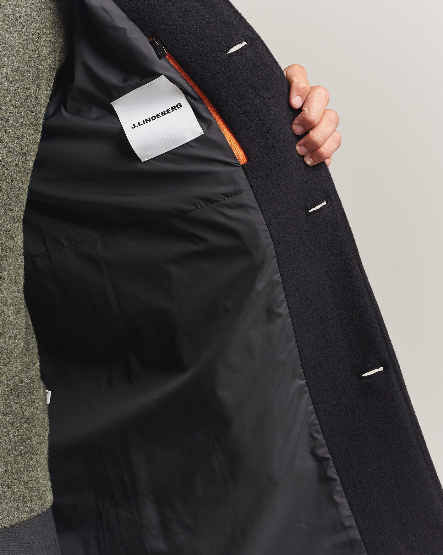 Heren | Jassen | J.Lindeberg | Lexon Wool Coat Black