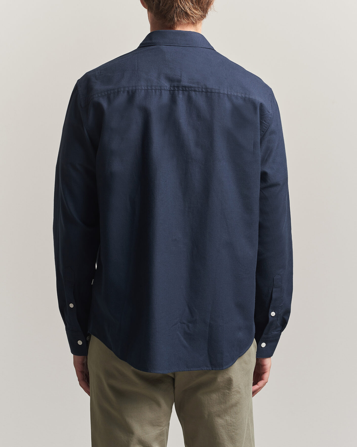 Heren | Overhemden | J.Lindeberg | Marlon Flannel Shirt JL Navy