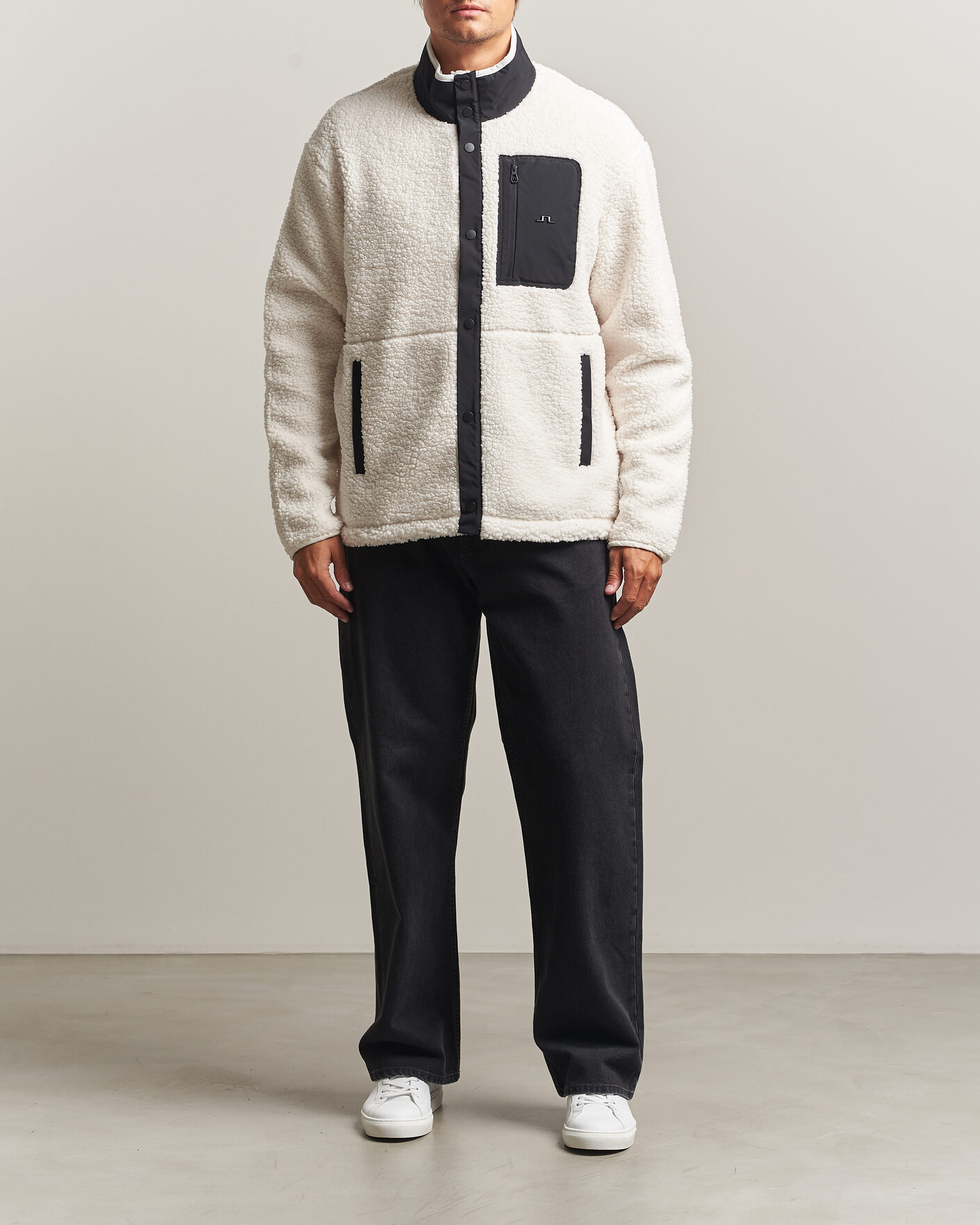 Heren | Truien | J.Lindeberg | Marshall Pile Full Zip Tofu