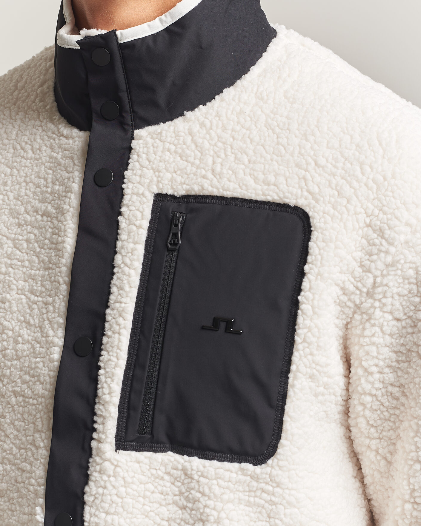 Heren | Truien | J.Lindeberg | Marshall Pile Full Zip Tofu