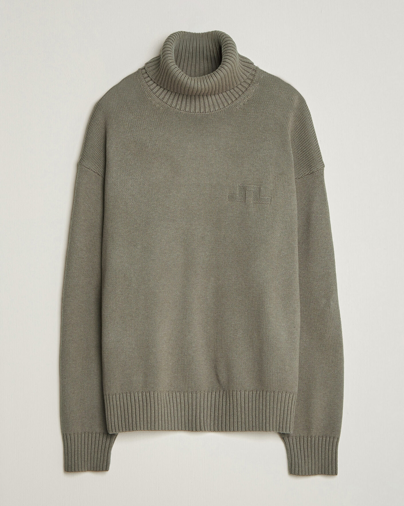 Heren | Truien | J.Lindeberg | Eddy Wool/Cotton Knitted Turtleneck Brindle