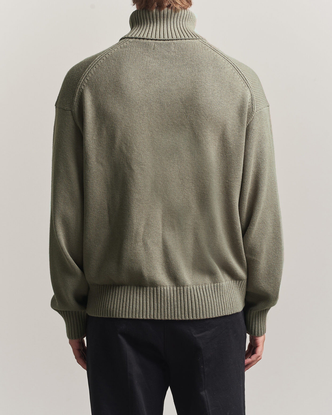 Heren | Truien | J.Lindeberg | Eddy Wool/Cotton Knitted Turtleneck Brindle