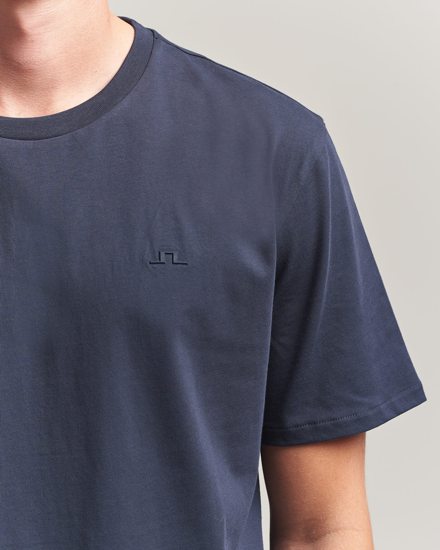 Heren | T-shirts | J.Lindeberg | Alpha Crew Neck T-Shirt JL Navy