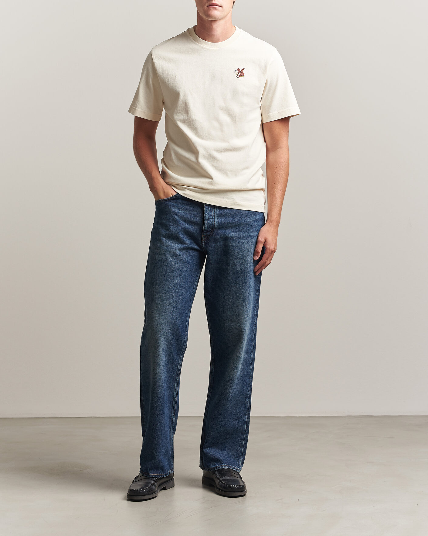 Heren | T-shirts | Forét | Acorn T-Shirt Cloud