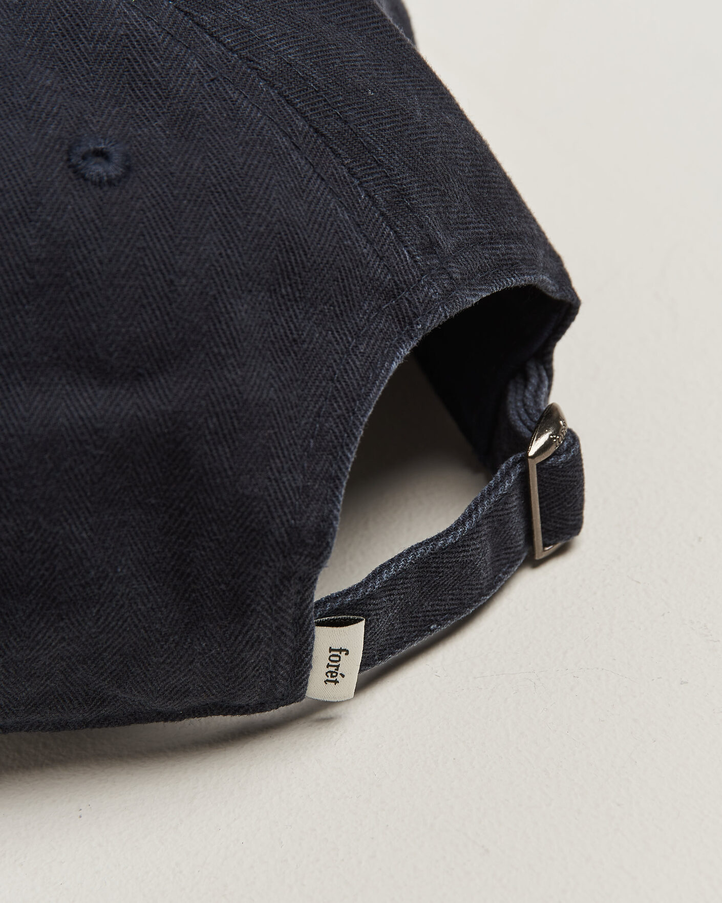 Heren | Hoeden en petten | Forét | Bird Washed Herringbone Cap Navy