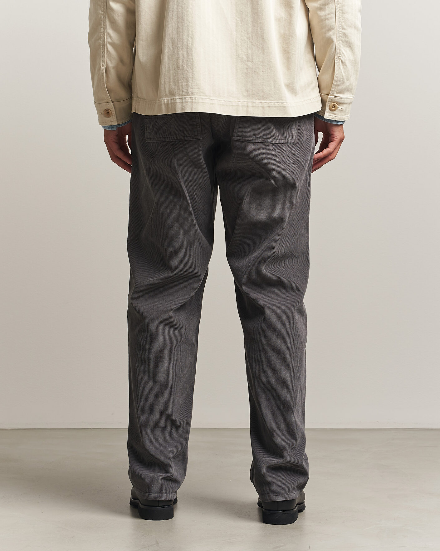 Heren | Broeken | Forét | Clay Corduroy Pants Grey