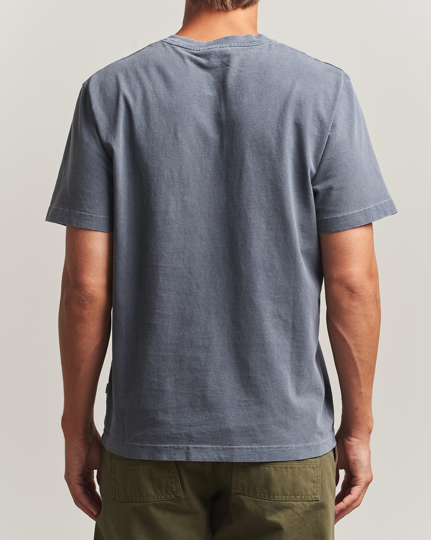 Heren | T-shirts | Forét | Clover T-Shirt Navy