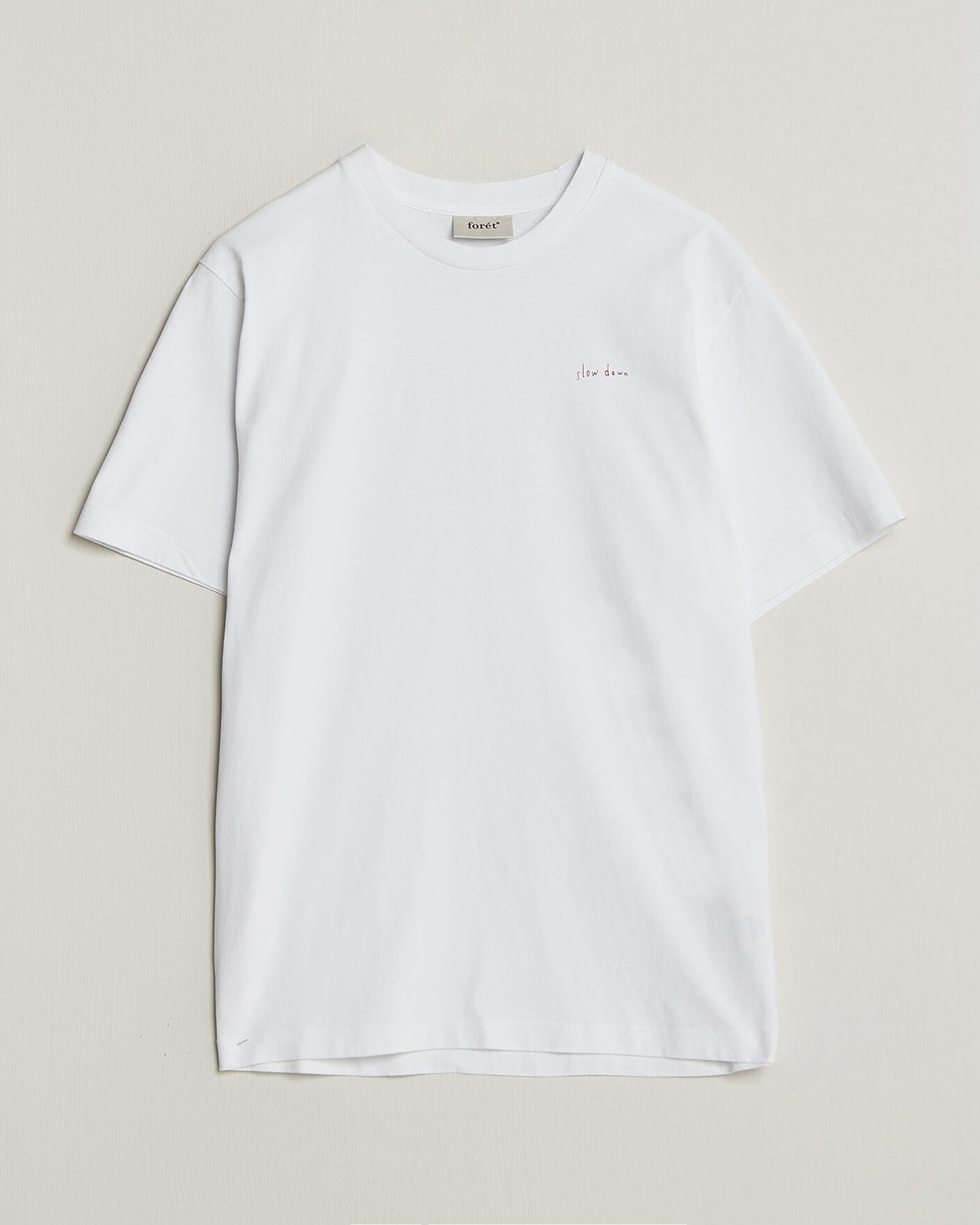 Heren | T-shirts | Forét | Haze T-Shirt White