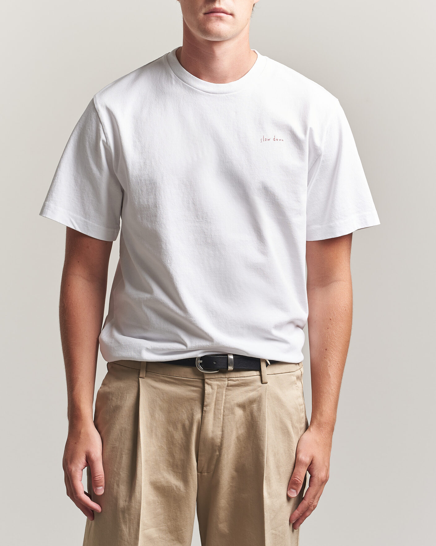 Heren | T-shirts | Forét | Haze T-Shirt White