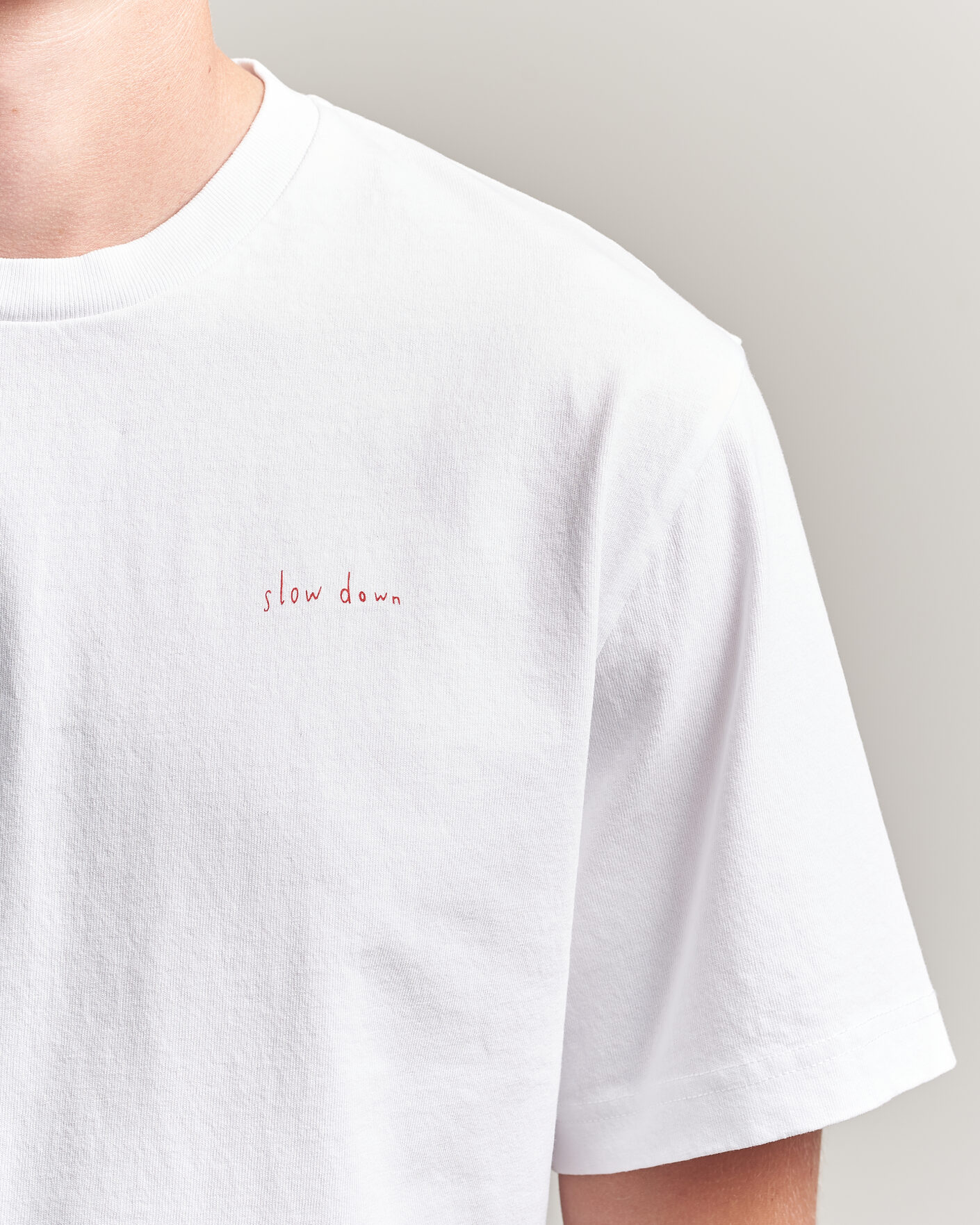 Heren | T-shirts | Forét | Haze T-Shirt White