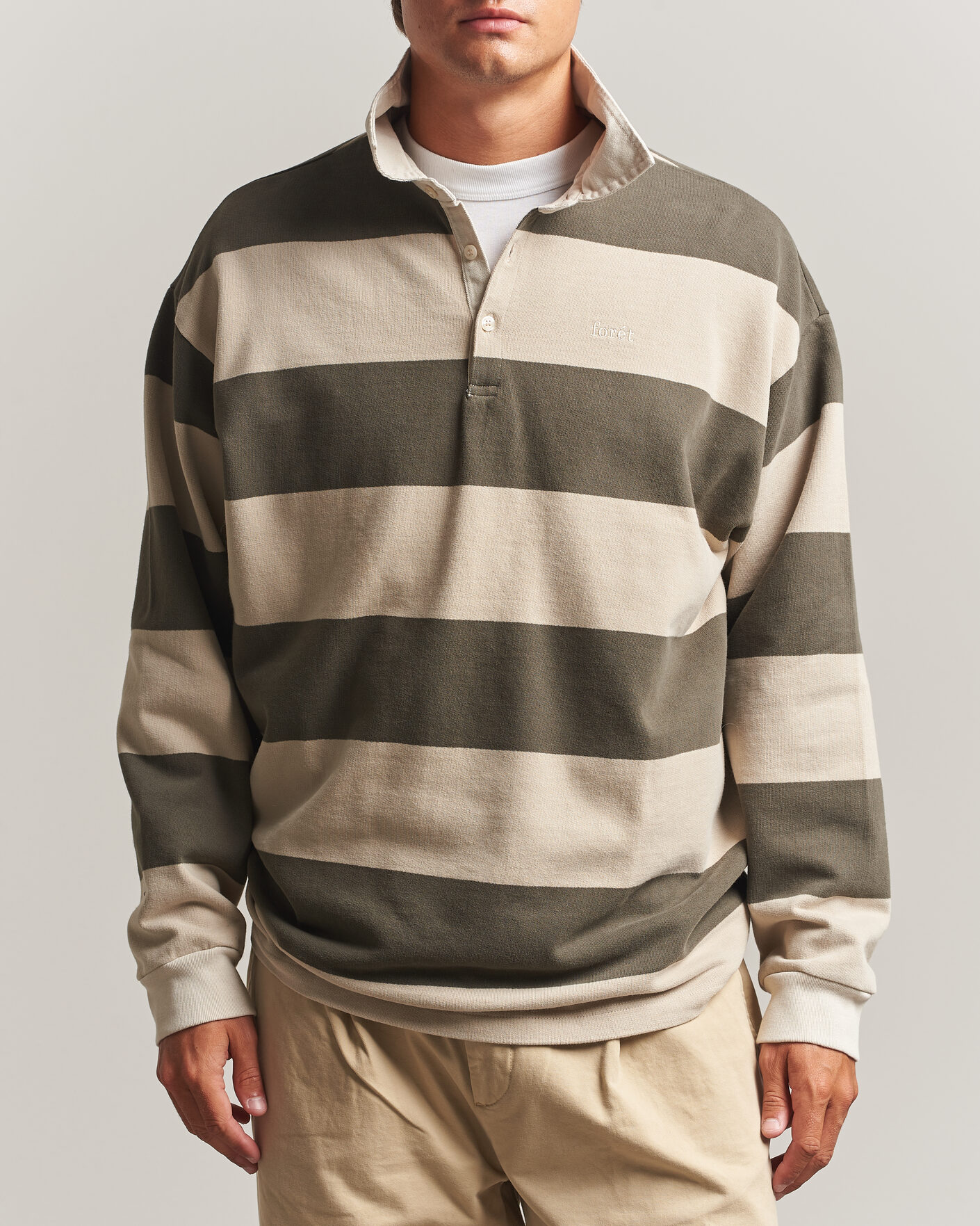 Heren | Truien | Forét | Match Rugby Sweatshirt Wood Stripe
