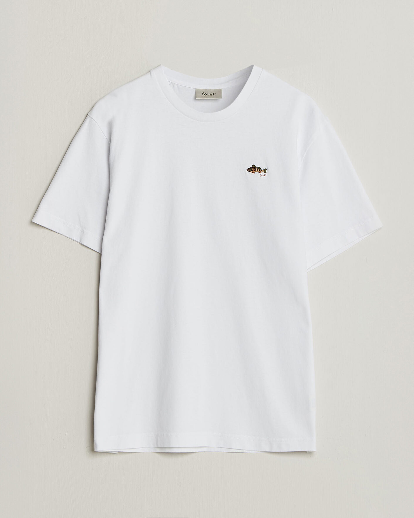 Heren | T-shirts | Forét | Perch T-Shirt White