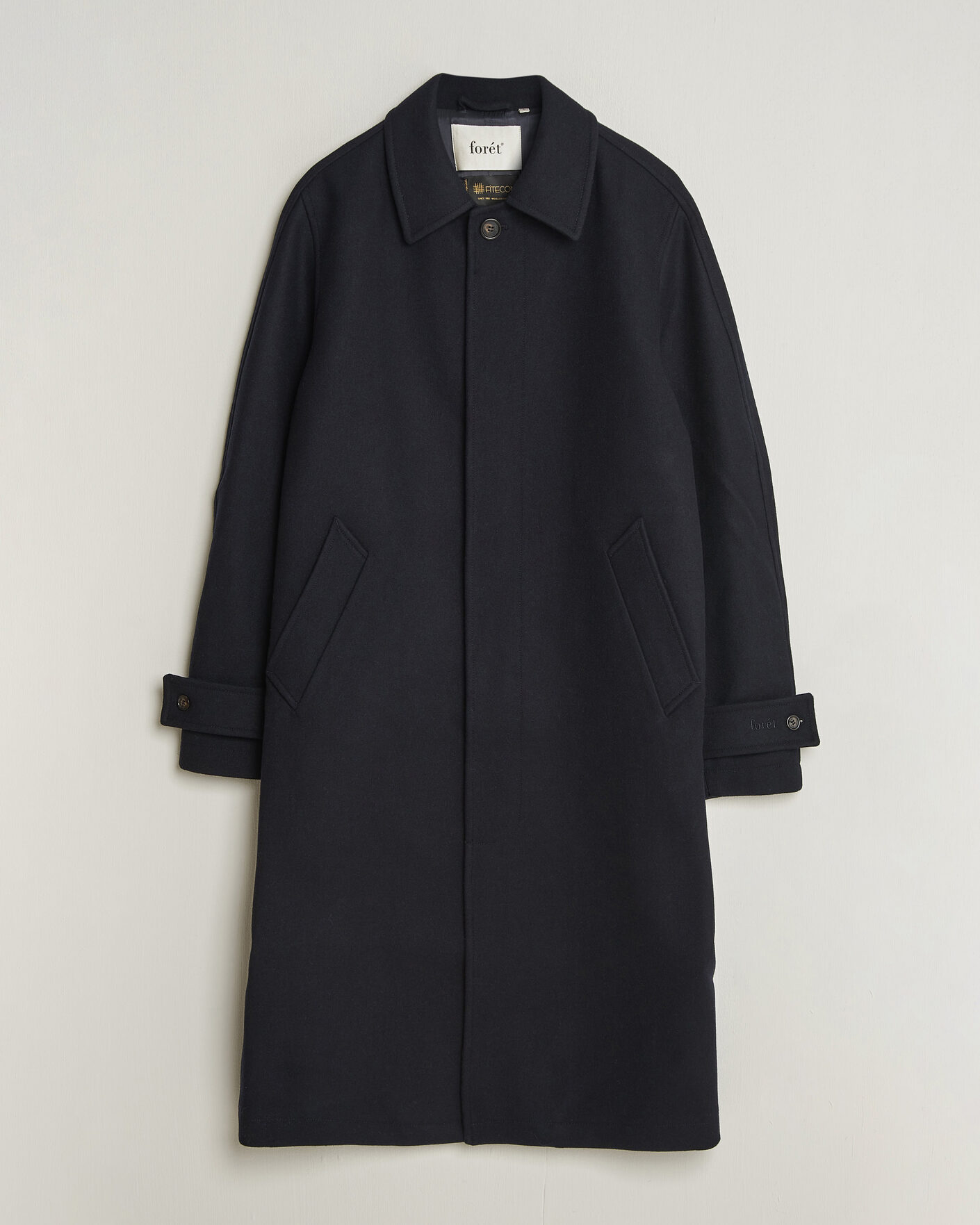 Heren | Jassen | Forét | Pine Wool Coat Navy